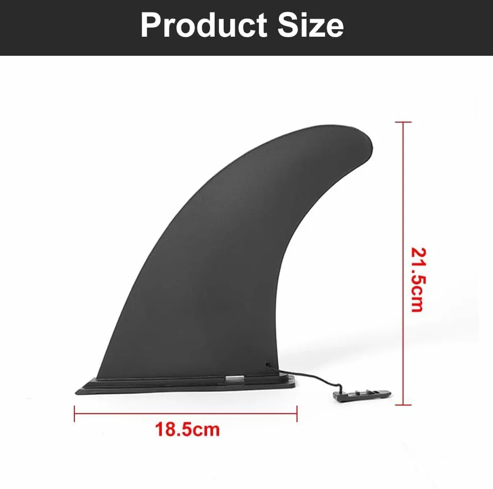 Aleta Central de Tabla de Surf, Quilla de Paddle Surf, 9in, ABS, para Surf, Stand Up Paddle Board, Kayak, Longboard