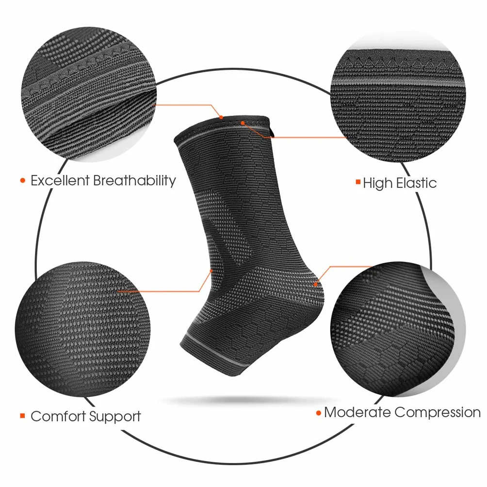 Awenia Tobillera Compresion Estabilizadora Esguince Tobillo Fascitis Plantar Soporte Proteccion Hombre Mujer