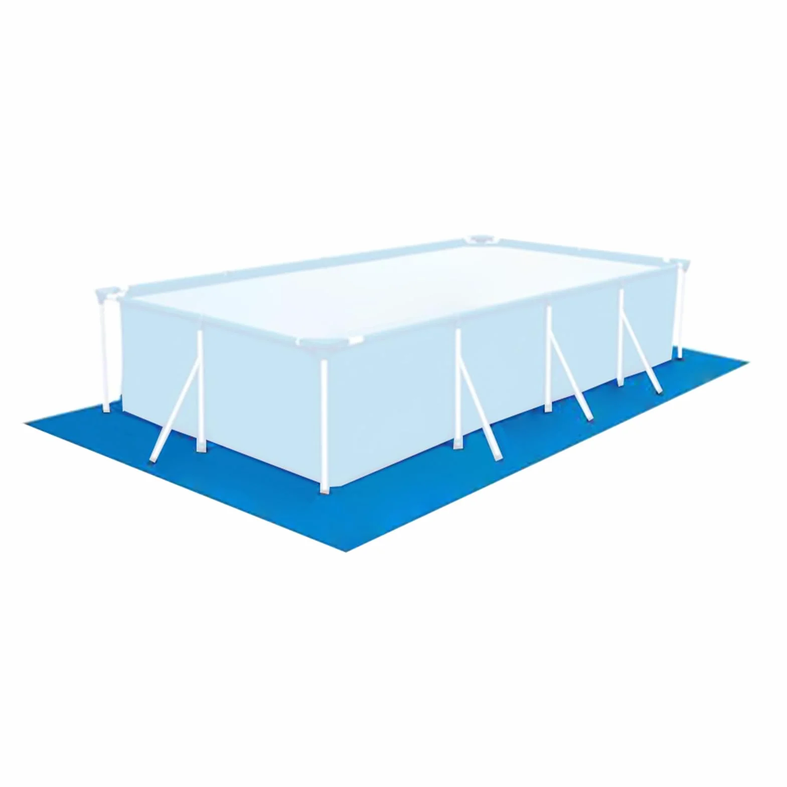 Genérico Alfombra De Suelo para Piscina - Tapiz De Suelo Protector para Piscina Impermeable | Protector De Suelo para Piscina Plegable | Alfombrilla Rectangular para Piscina Rectangular