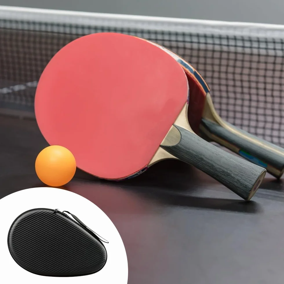 Funda para raqueta de tenis de mesa resistente al agua con cremallera