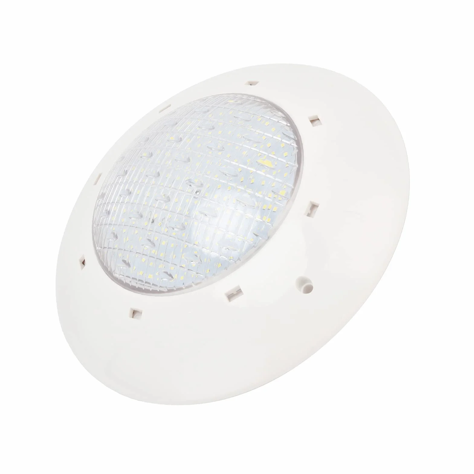 Acouto Lámpara Subacuática para Piscina, Luz Blanca AC12V IP68, Superficie de Espejo para PC SMD2835 LED, Montaje en Pared para Piscinas, Acuarios, Fuentes (35W)