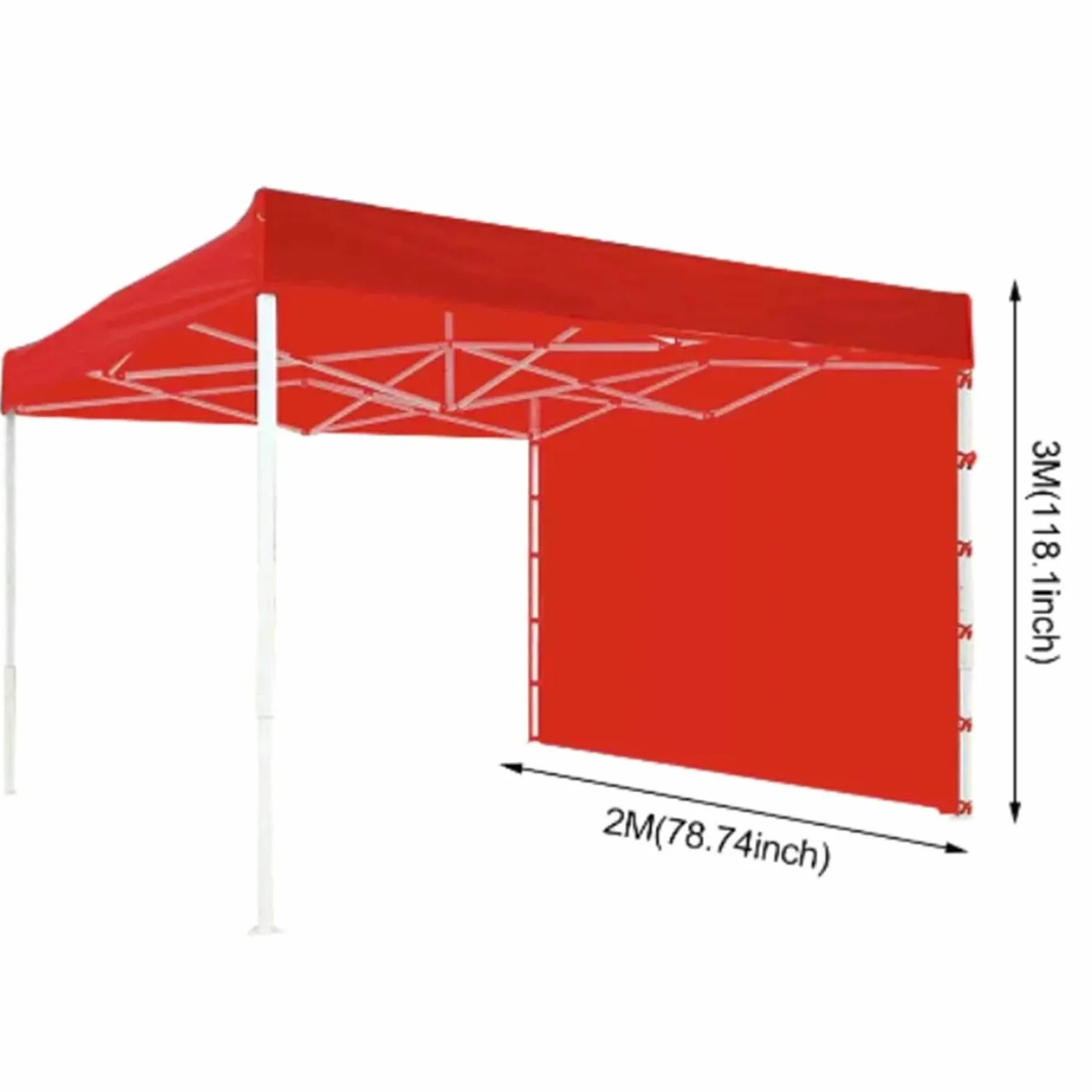 Cochera Exterior Toldos instantáneos para Exteriores, protección Solar instantánea, Tela Oxford, Plegable, para Tienda de campaña. Toldo de Coche(White)
