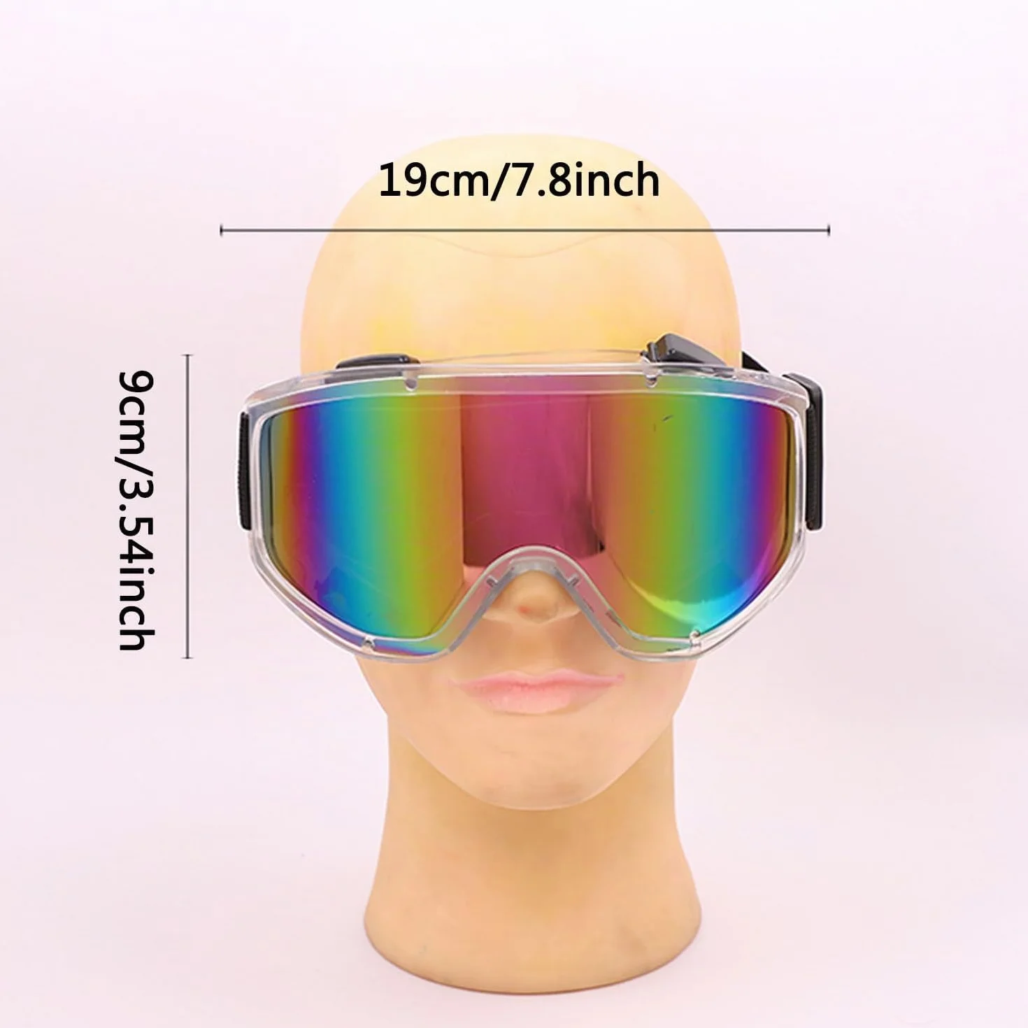 Gafas de esquí y snowboard antivaho UV protección ocular unisex