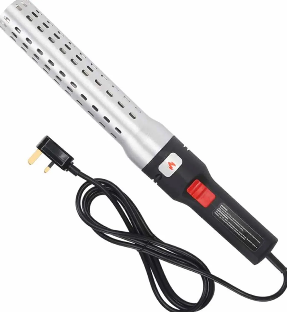 Encendedor De Fuego De Carbón Eléctrico, Encendedor De Carbón Quick Lump, Encendedor De Parrilla, Dispositivo De Encendido De Fuego De Cocina Para Grill Joe, Aire Caliente Gratis Con Soplador Incorpor