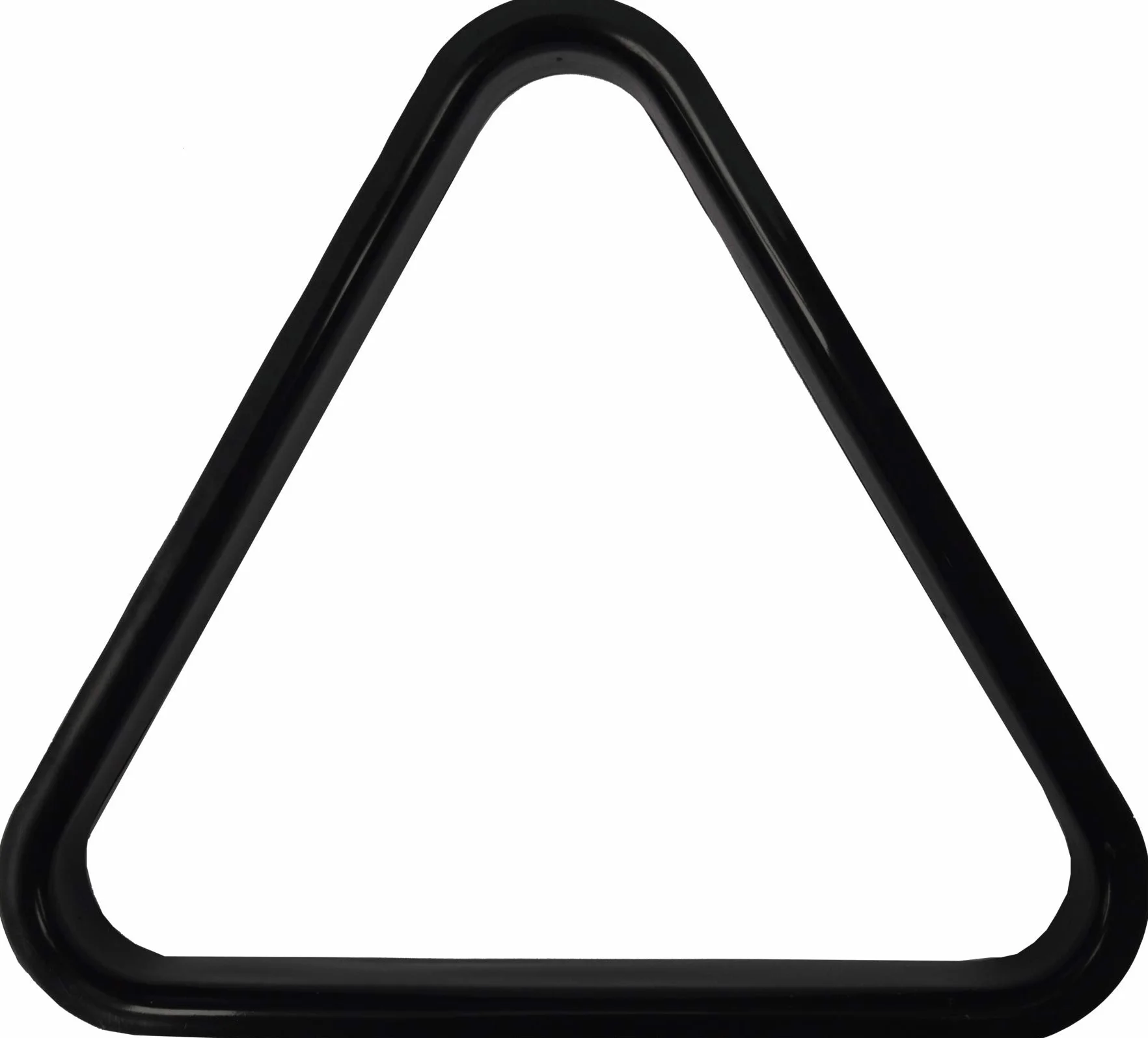 ClubKing Triángulo para bolas de billar plástico 38 x 5 cm negro