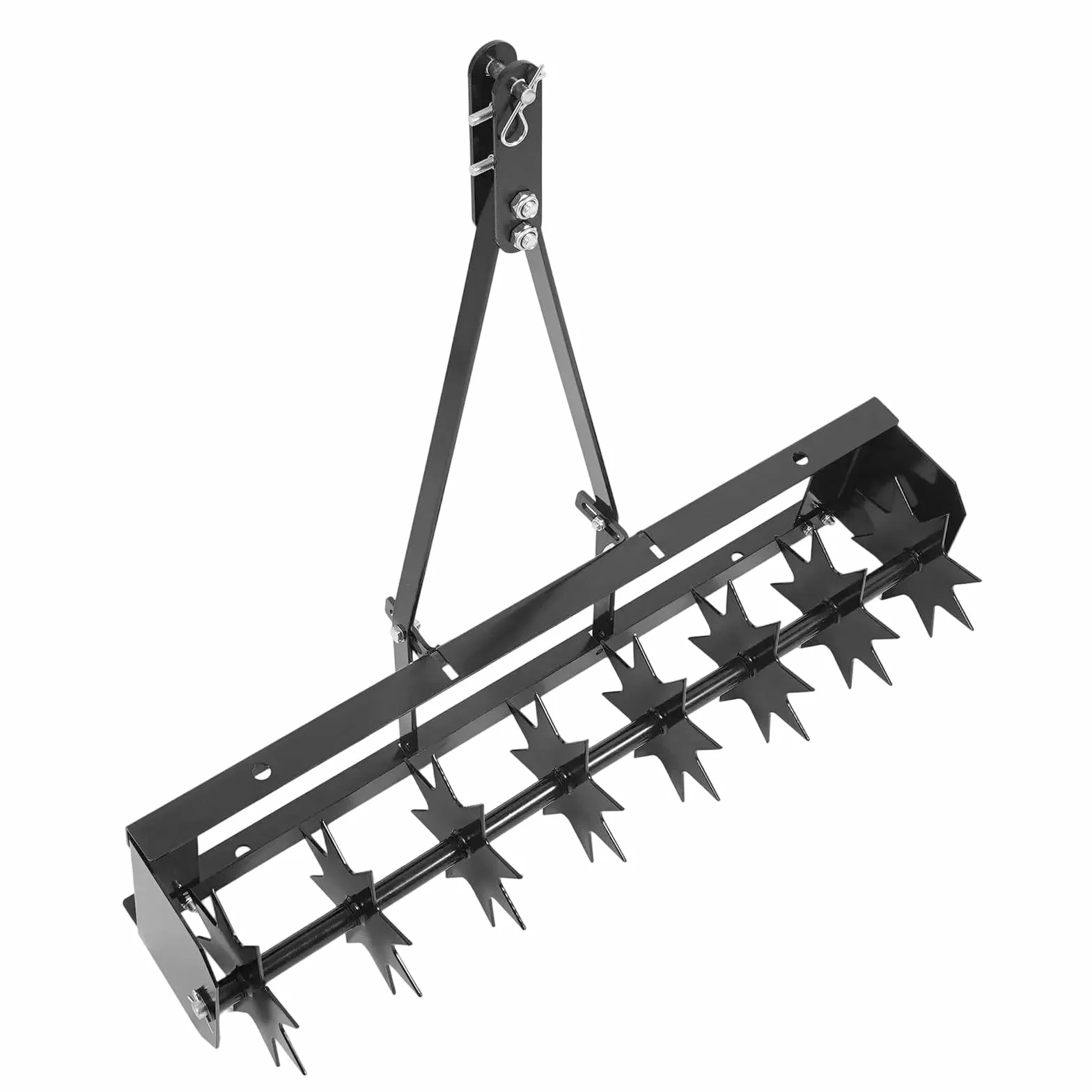Aireador manual de césped con 8 púas en forma de estrella de hasta 45 kg