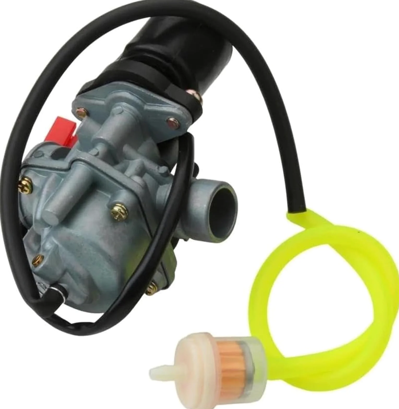 Genérico Carburador desbrozadora Piezas de Motor Carburador para Peugeot 50 Ciclomotor para Scooter 19 mm