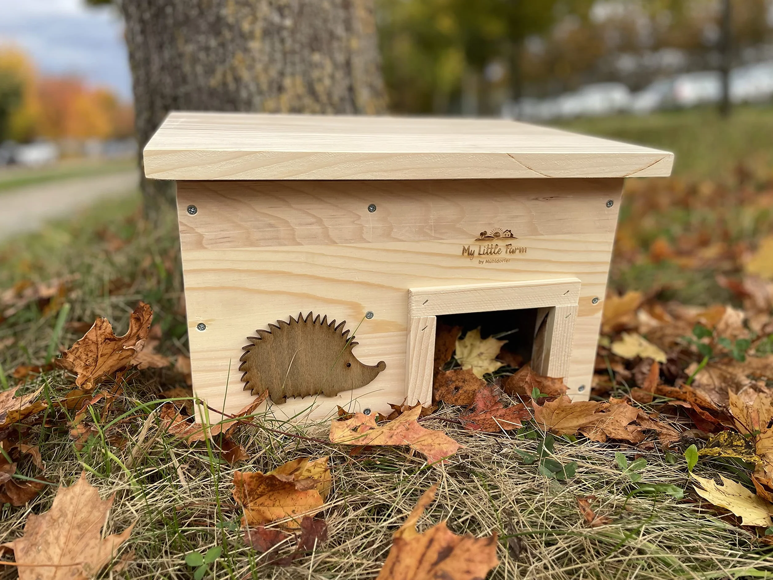 My Little Farm - Casa para erizos (Resistente a la Intemperie, Incluye Tornillos para Montaje)
