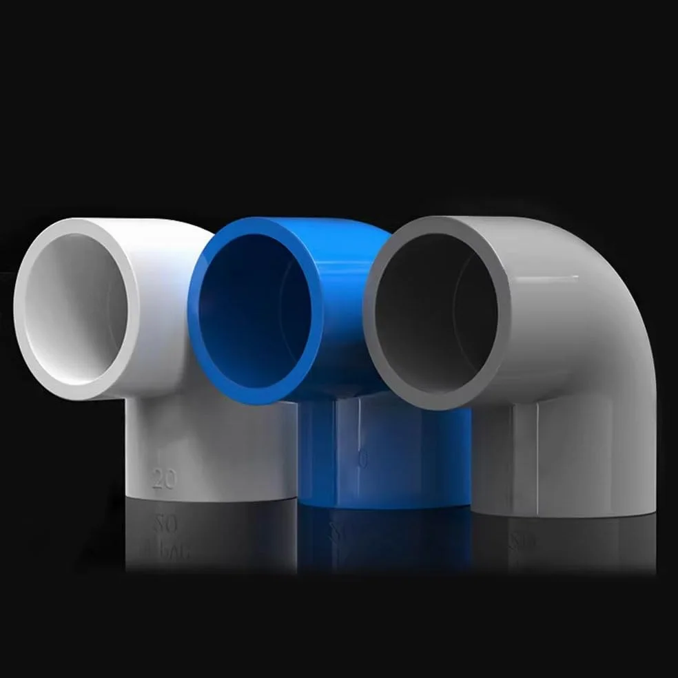 1-10PCS Accesorios De Tubería De Agua De Codo De PVC, Accesorios De Tanque De Peces De Junta De Curvatura De Ángulo Recto De Agua De 90 ° 20-50 Mm Blanco(10pcs,I.D 50mm)