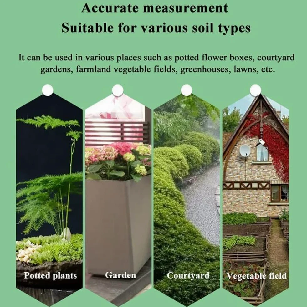 Detector de Humedad y Temperatura del Suelo Zigbee con Controlador de Riego, Comprobador Inteligente Inalámbrico, Sensor de Suelo y Medidor de Humedad.