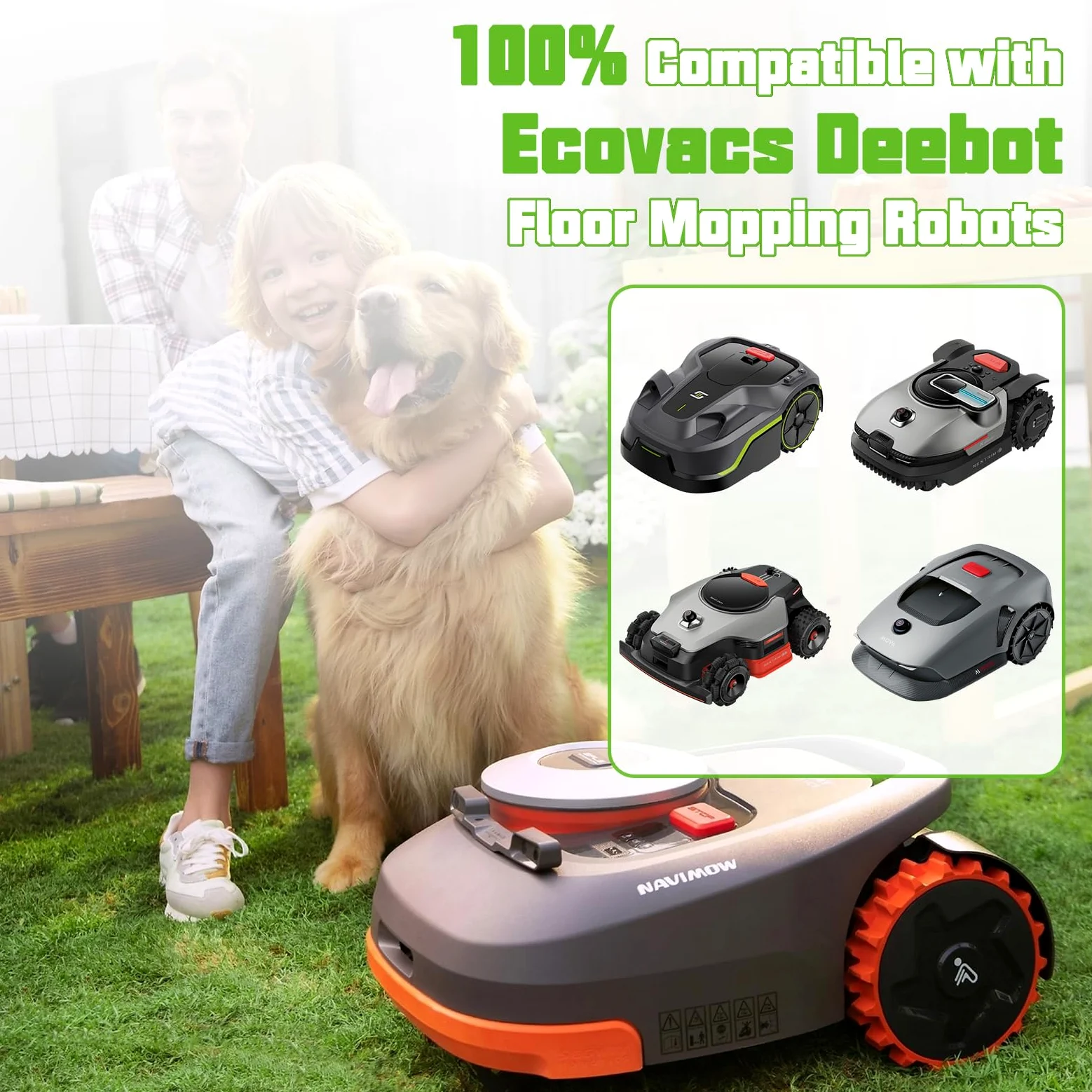 2 paquetes de 5000 mAh NI-MH batería de repuesto para cortacésped Husqvarna Automower 210C, 220AC, 230ACX, 260ACX, 265ACX, Solar Hybrid, G2 2004-2006, AU-18C, AU-18V, 535120901, 535120901, 535120901