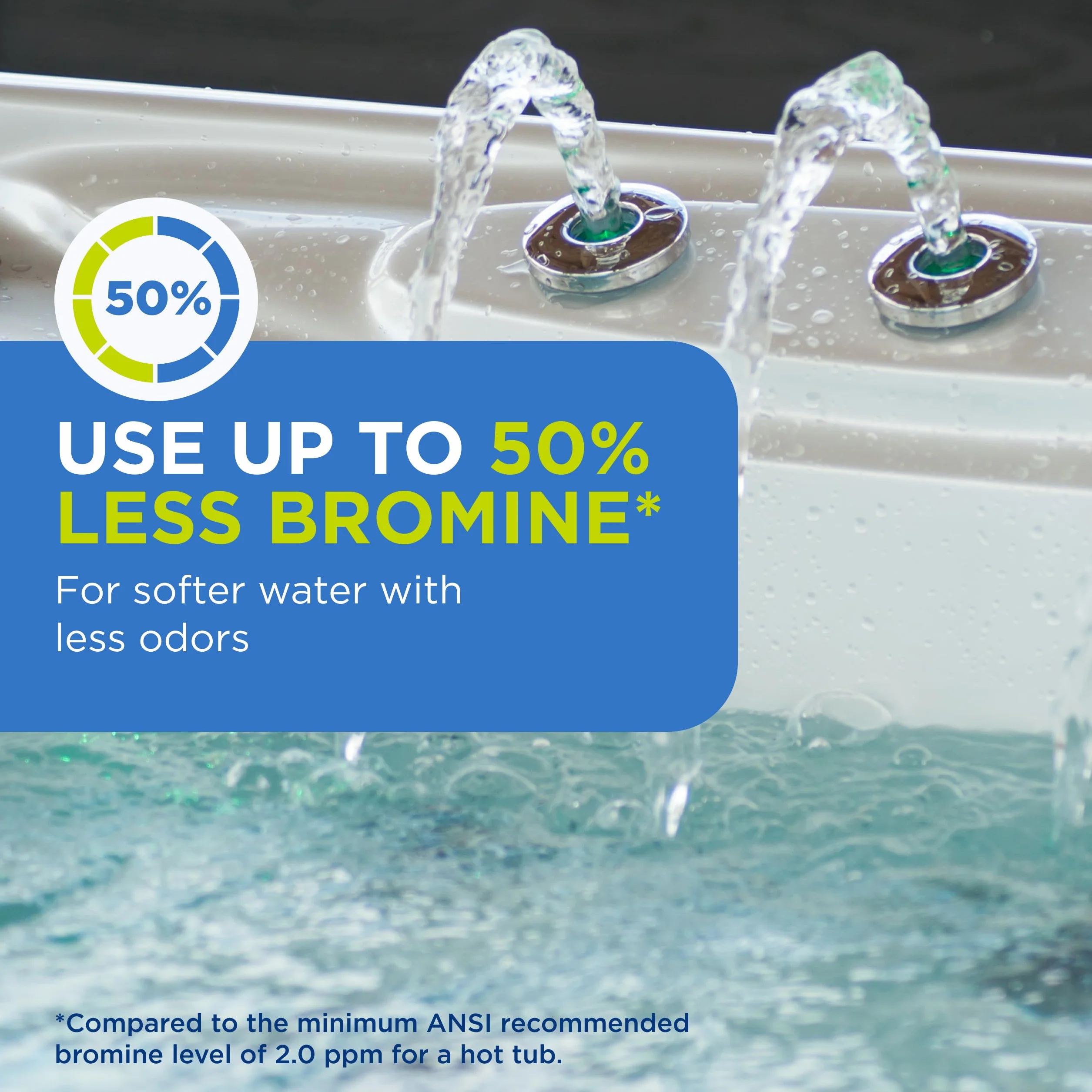 FROG Cartucho de Repuesto Mineral Serene para jacuzzis para Uso Solo con Sistemas de desinfección flotantes y en línea FROG Serene para spas de hasta 600 galones, desinfectante rápido y fácil para
