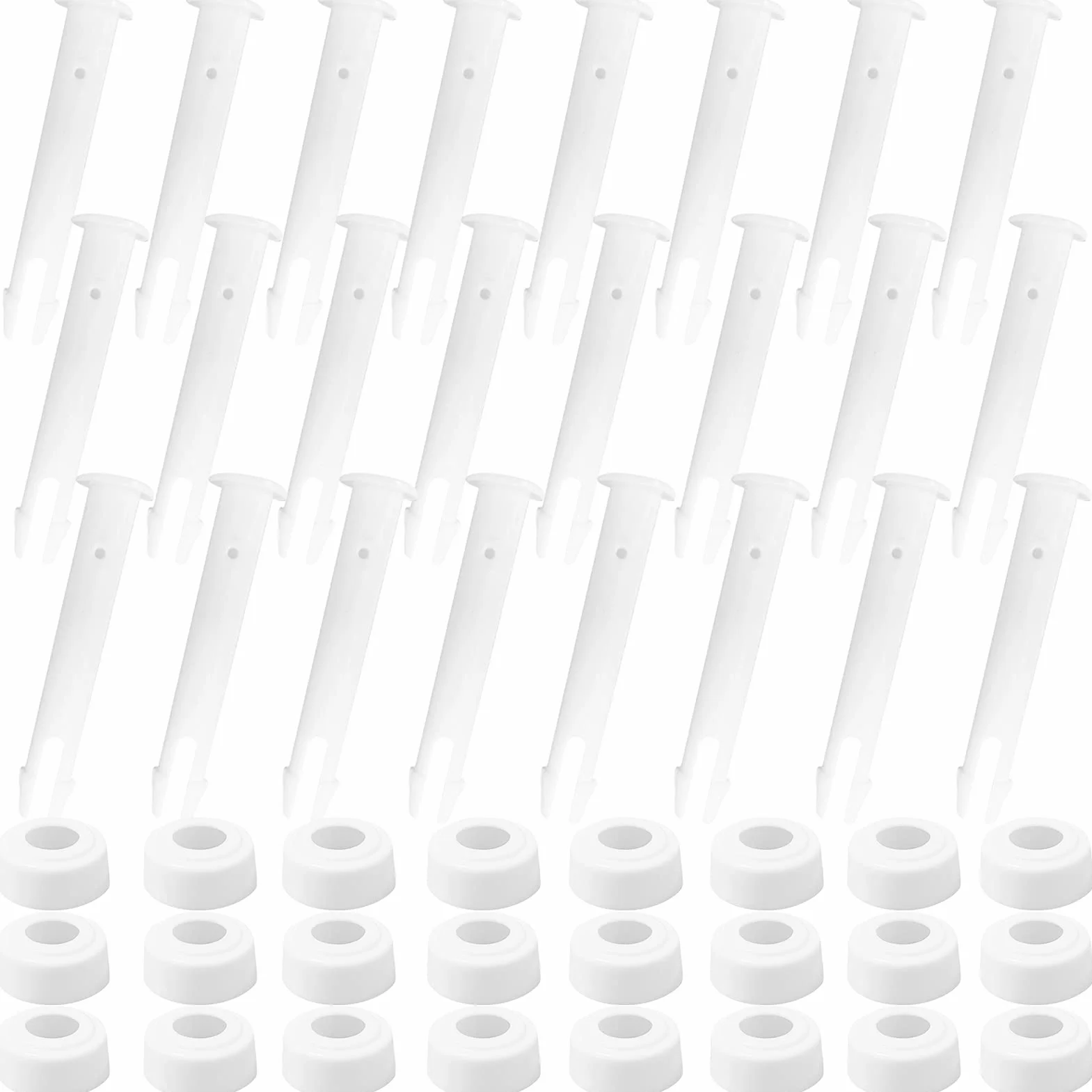 12pcs Pasador de Pasador de Repuesto para Piscina,Piezas de Repuesto para Marco de Piscina,Intex Piezas,Repuesto de Piscina de Plastico,Piscinas Intex Redondas,Repuesto para Piscina (24pcs)