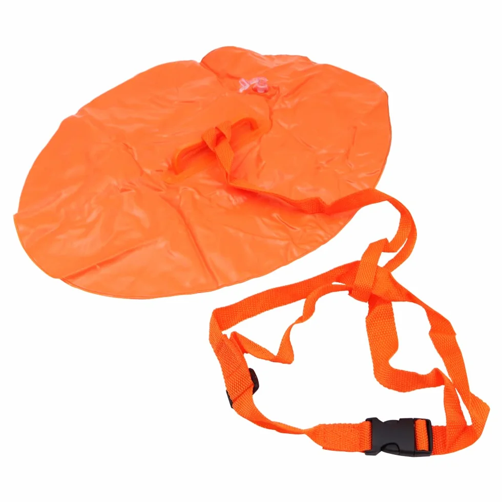 Namvo Boya de natación Altamente Visible Flotador de Remolque Seguridad para Aguas Abiertas Triatletas Snorkeling Naranja
