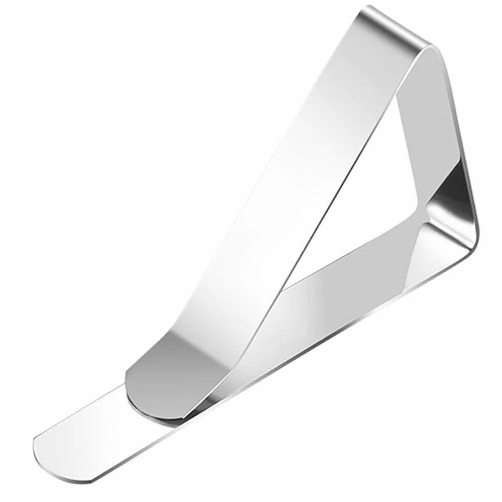 4 clips para mantel, pinzas para mantel, abrazaderas de acero inoxidable, soportes ajustables para manteles para interiores y exteriores, picnics, fiestas, bodas, cenas, escuela