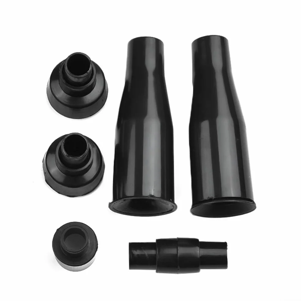 Juego de boquillas de plástico negro multifuncional para fuentes de jardín, compatible con todas las bombas de agua