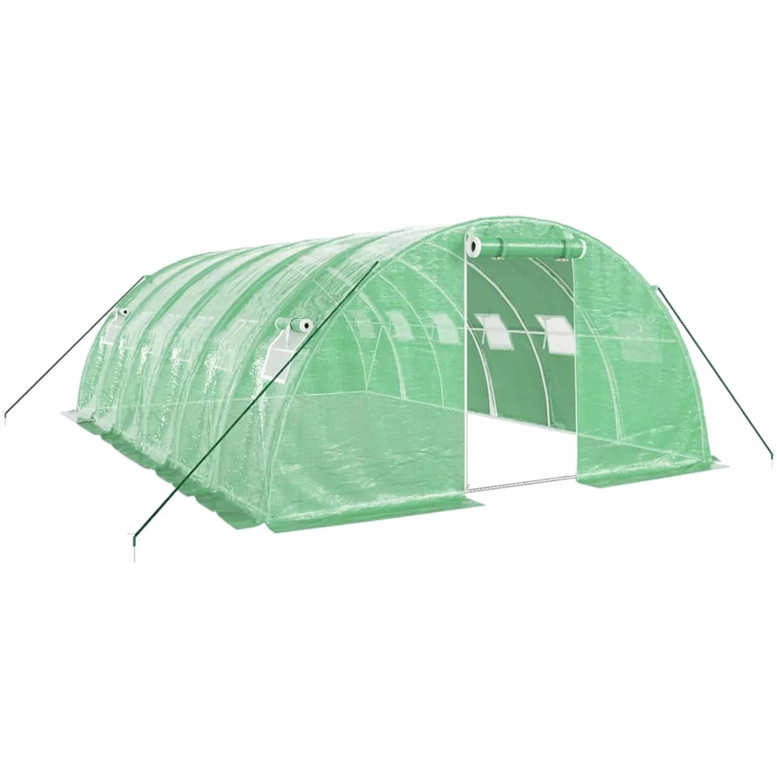 ARKEM Invernadero con Estructura de Acero Verde 24 m² 6x4x2 m Pajareras Exterior En Jardin