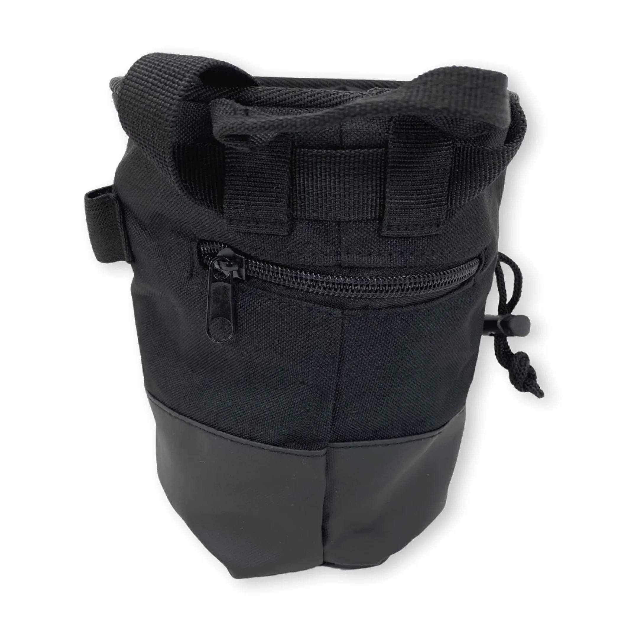 BEAR GRIP Paquete de bolsa de tiza para escalada en roca con cinturón y cepillo negro