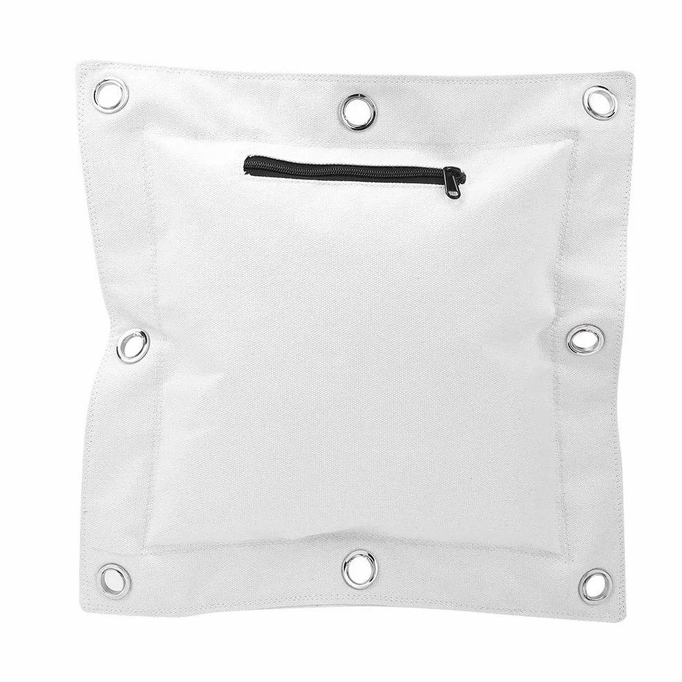 Alomejor Saco de Arena Vacío de Lona con Cremallera para Artes Marciales Muay Thai Kung Fu Makiwara