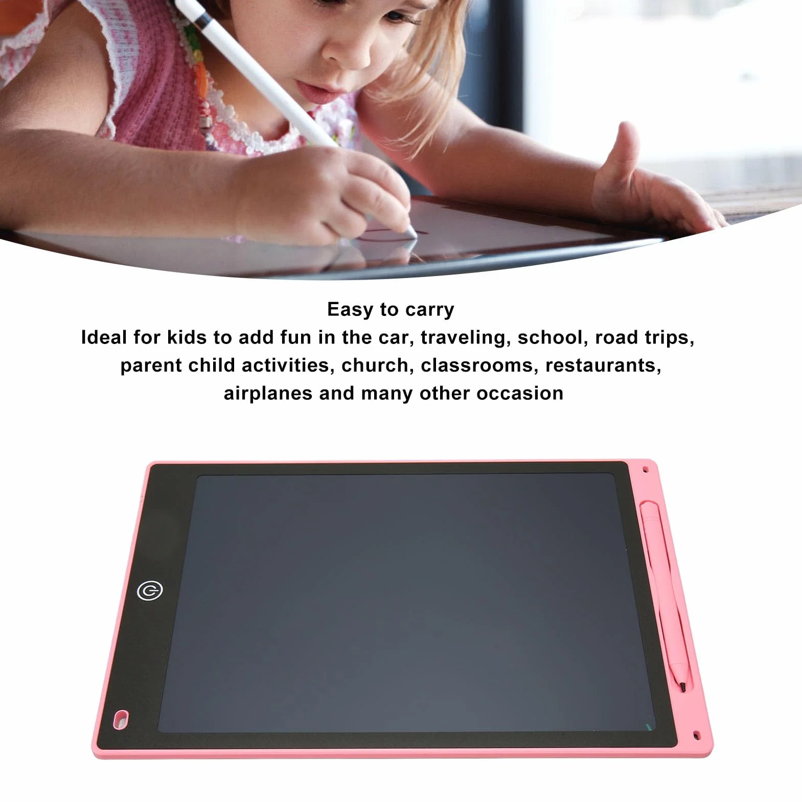 Tablero de Escritura Electrónico LCD 10 Pulgadas Sensible a la Presión Tableta de Dibujo a Prueba de Golpes para Adultos