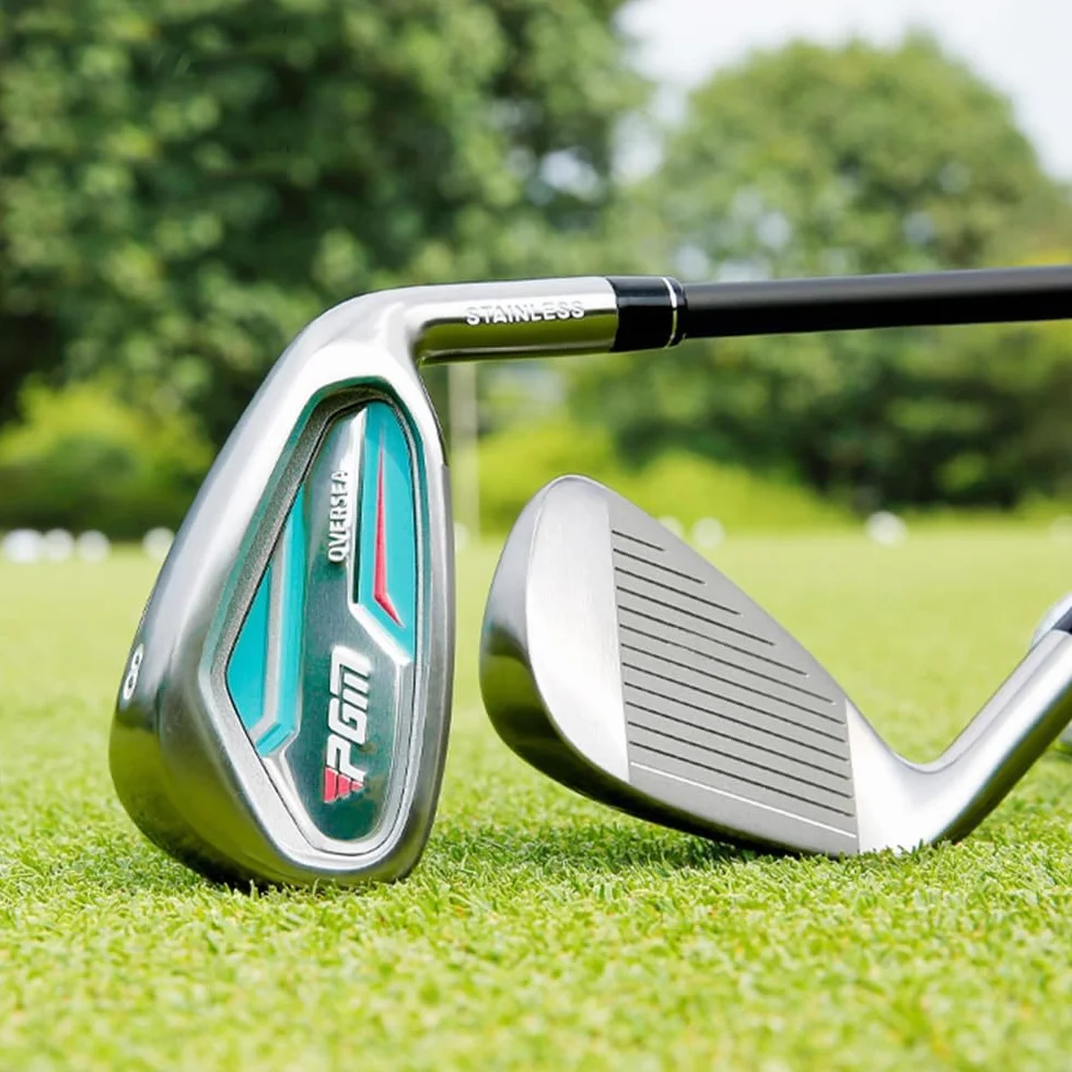 Hierro de golf para diestros n.º 5-9/P/S eje acero carbono centro gravedad bajo