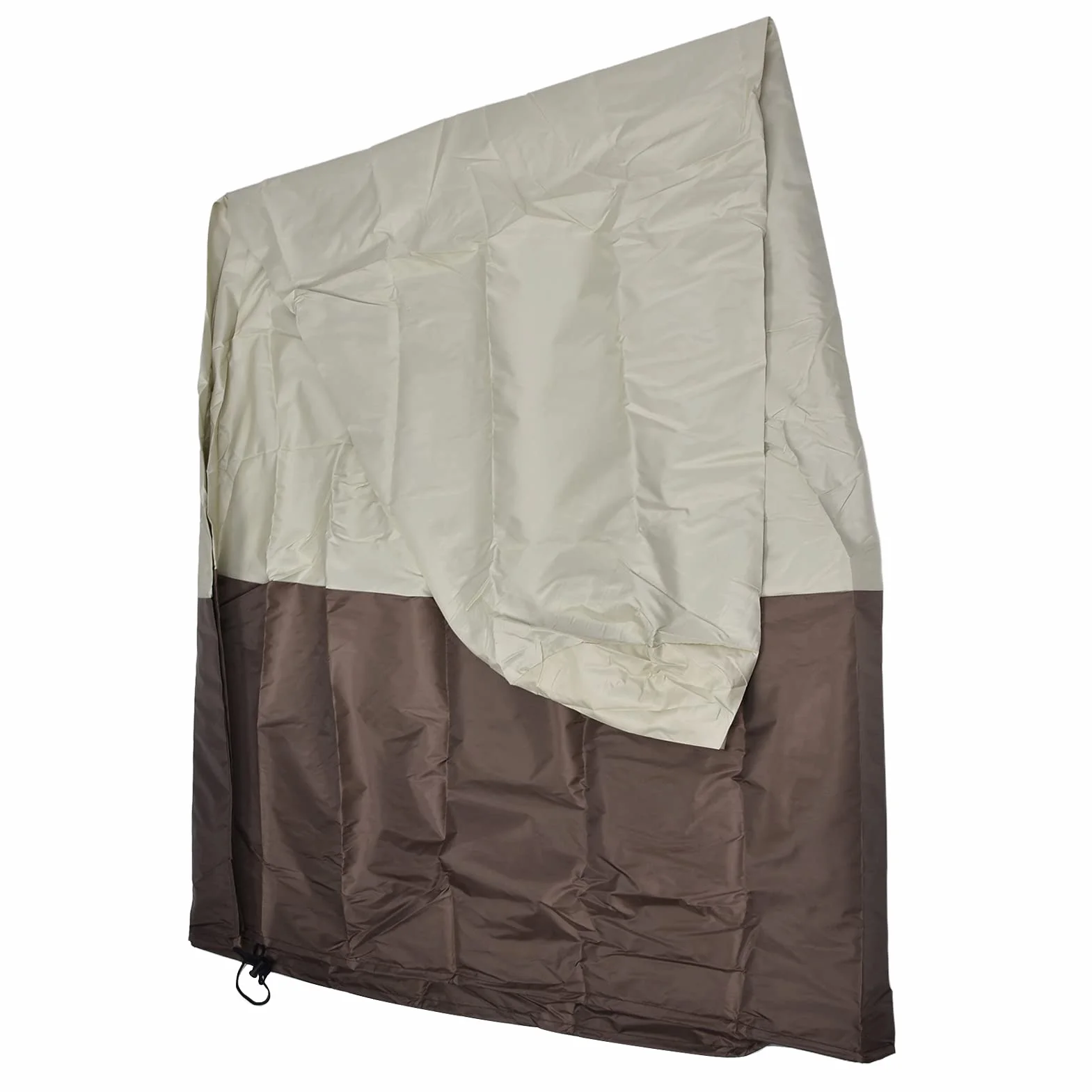 Cubierta Impermeable para Fuente de Jardín, Tela Oxford 210D Cubierta Impermeable Duradera para Fuente de Exterior 173x122cm para Invierno para Fuentes de(Coincidencia de color de café de arroz)