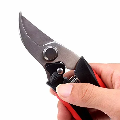 Cortador de injerto de trinquete de árbol, Tijeras de podar, Cortador de jardín, Herramientas para bonsái, podadora de Mano Profesional, Tijera Antideslizante