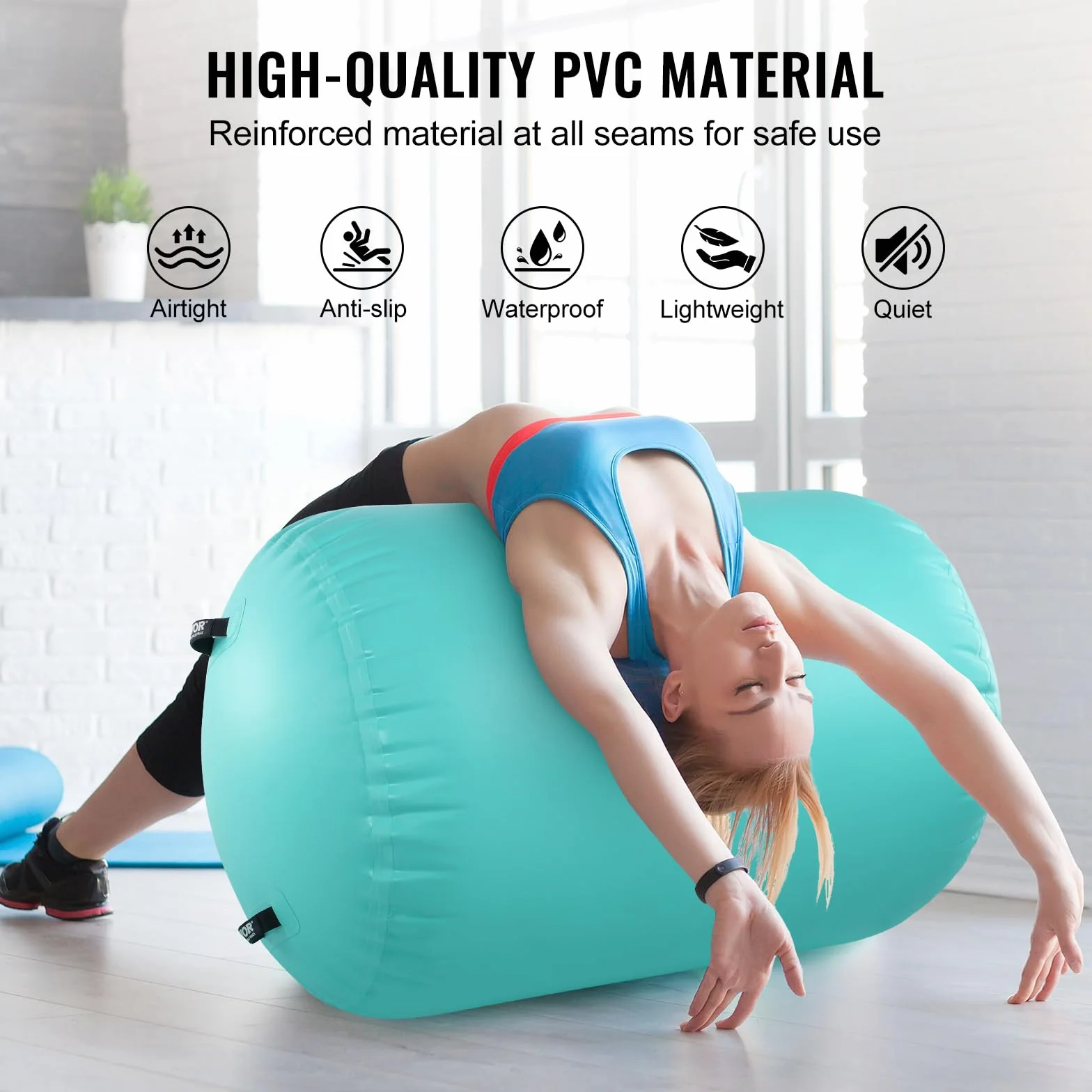 VEVOR Rodillo de Gimnasia Inflable