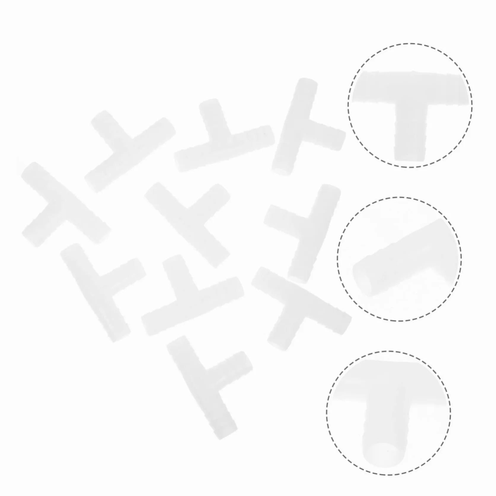 Toddmomy Conector De Manguera De Rápido Y Flexible Adaptador para Manguera para Jardín Y 10 Piezas X 5