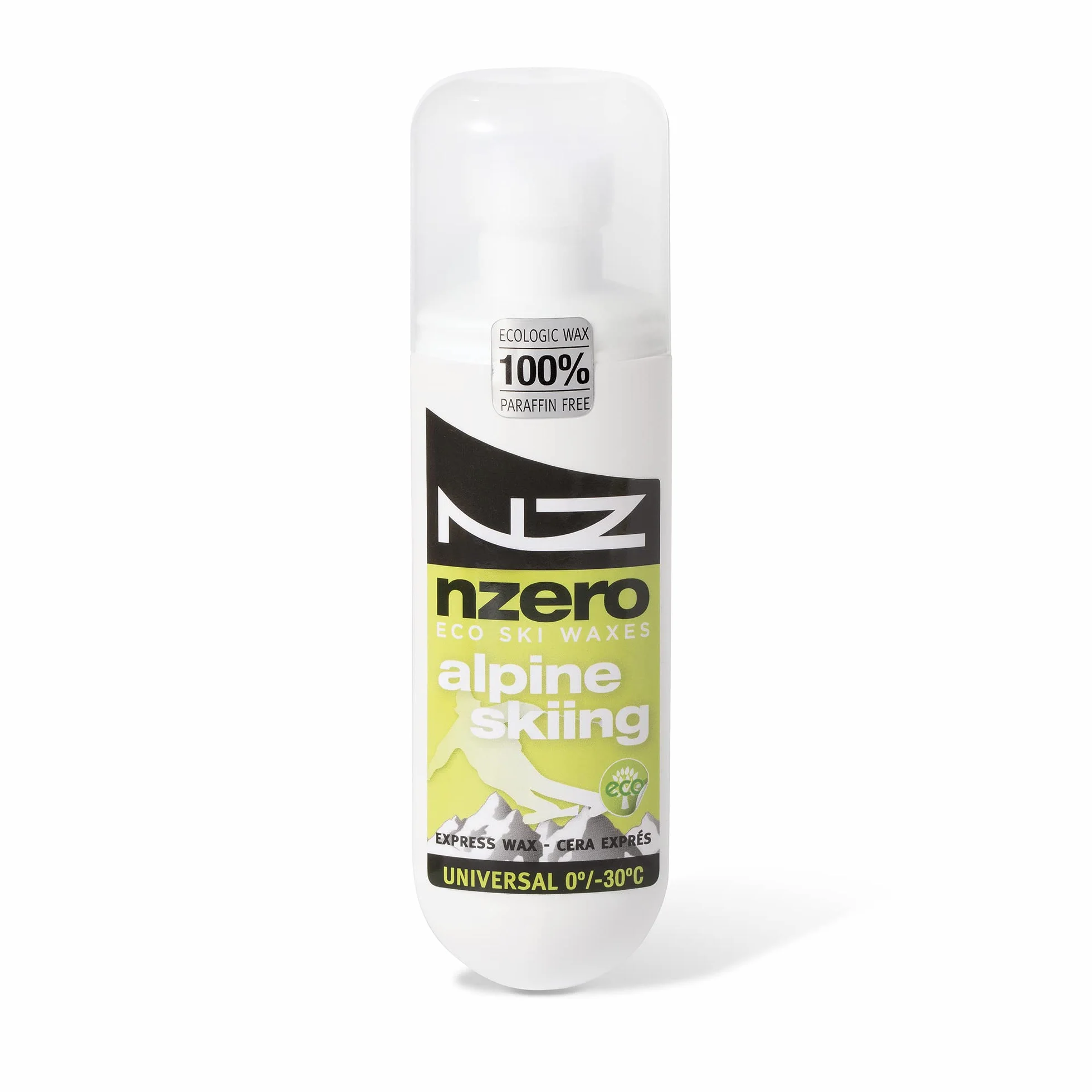 Cera Orgánica NZEROWAX para Ski y Snow 100 ml Aplicador Universal