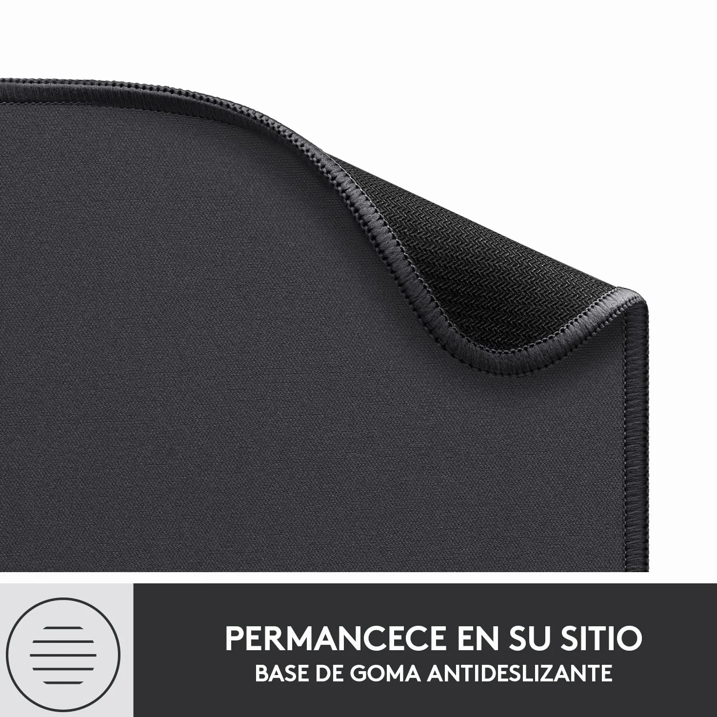 Logitech Mouse Pad Studio Series Antideslizante Resistente a Salpicaduras Gris