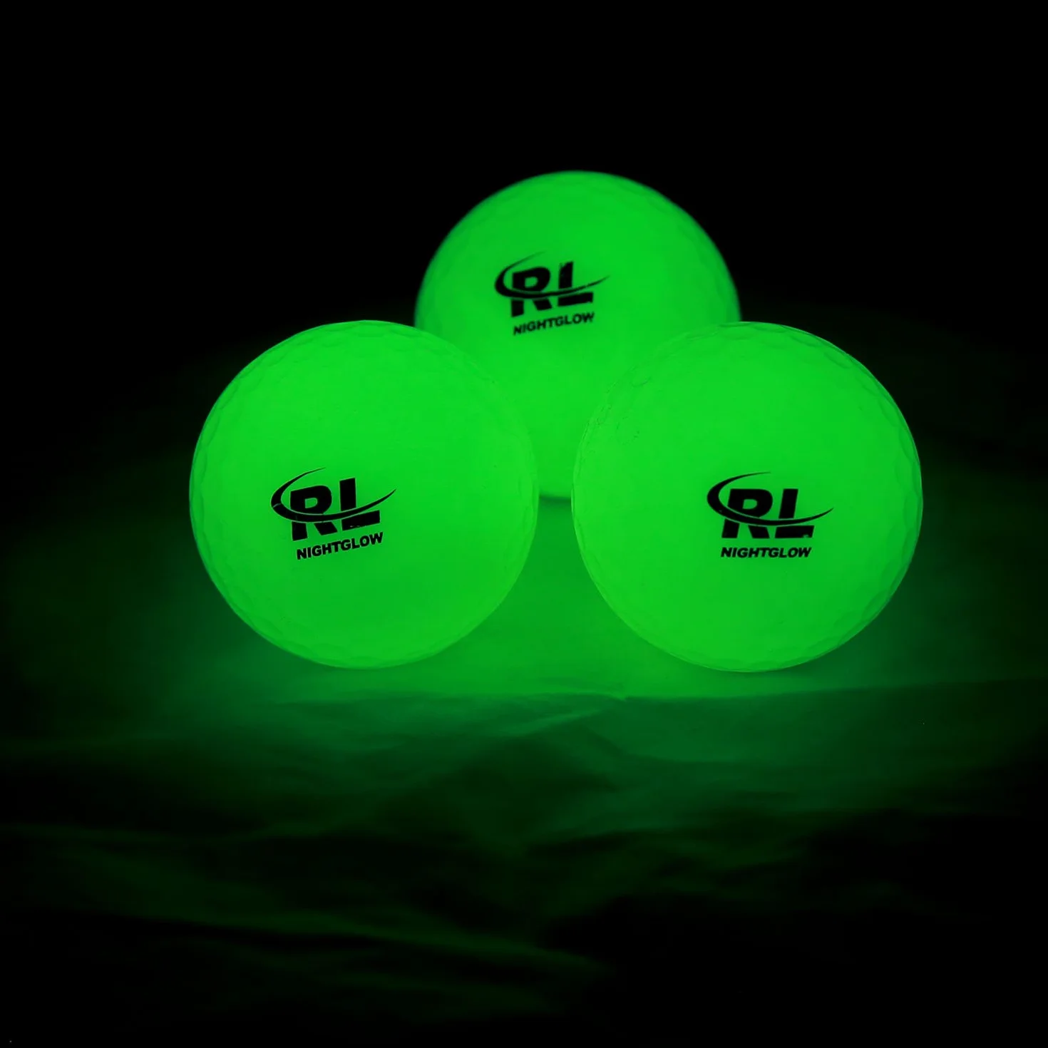 R&L Pelotas de Golf Brillantes Fluorescentes para Deportes Nocturnos
