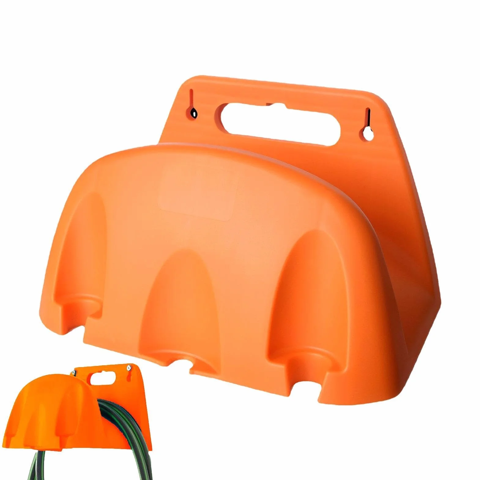 Soporte para Manguera - Soporte para Manguera montado en la Pared, Soporte para Manguera Resistente | Colgador de Manguera Multifuncional, Organizador de Manguera de jardín, Soporte para manguer