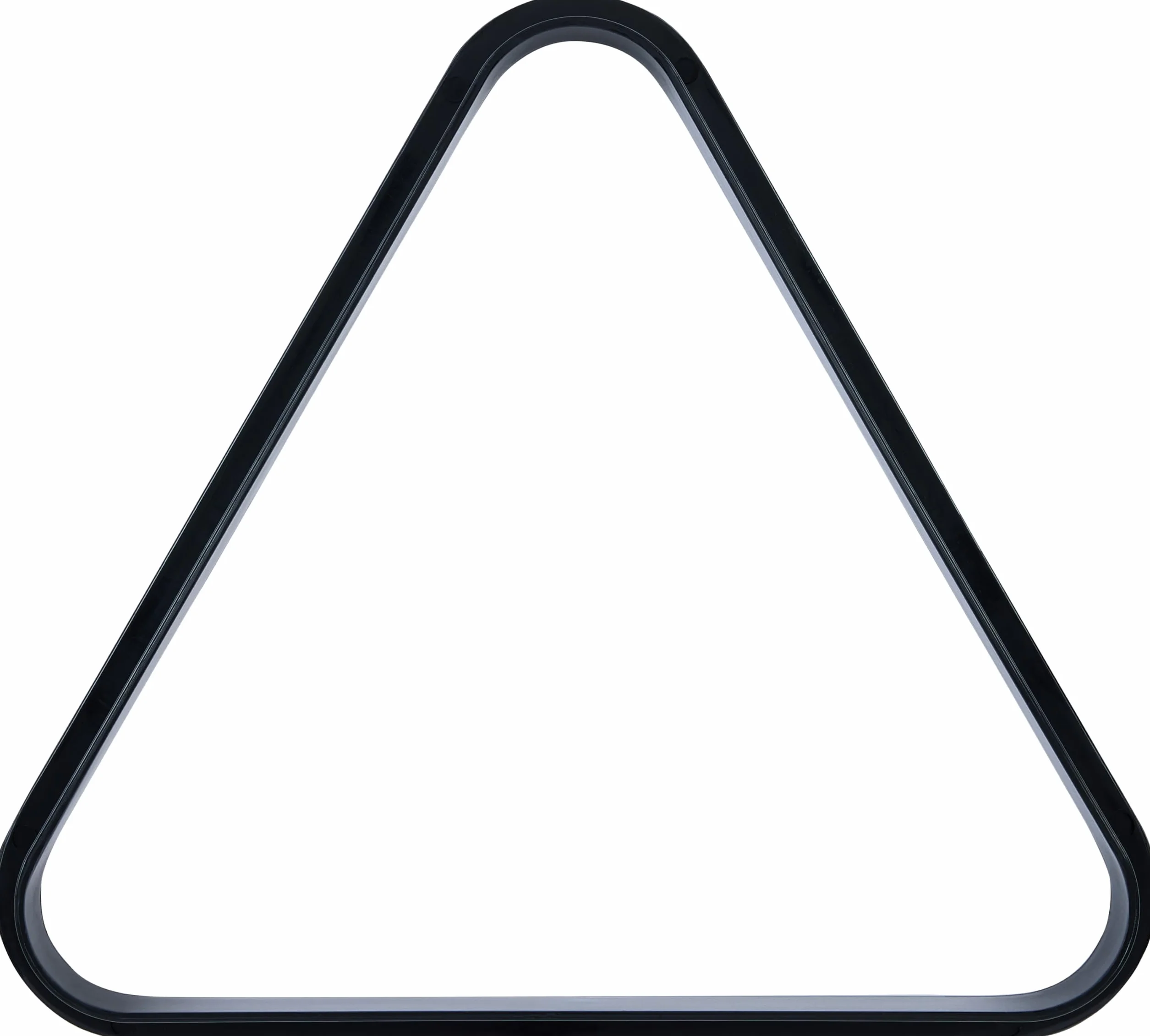 PowerGlide Estante Triangular para Pelotas de Billar, Plástico Negro, Capacidad 15 Pelotas