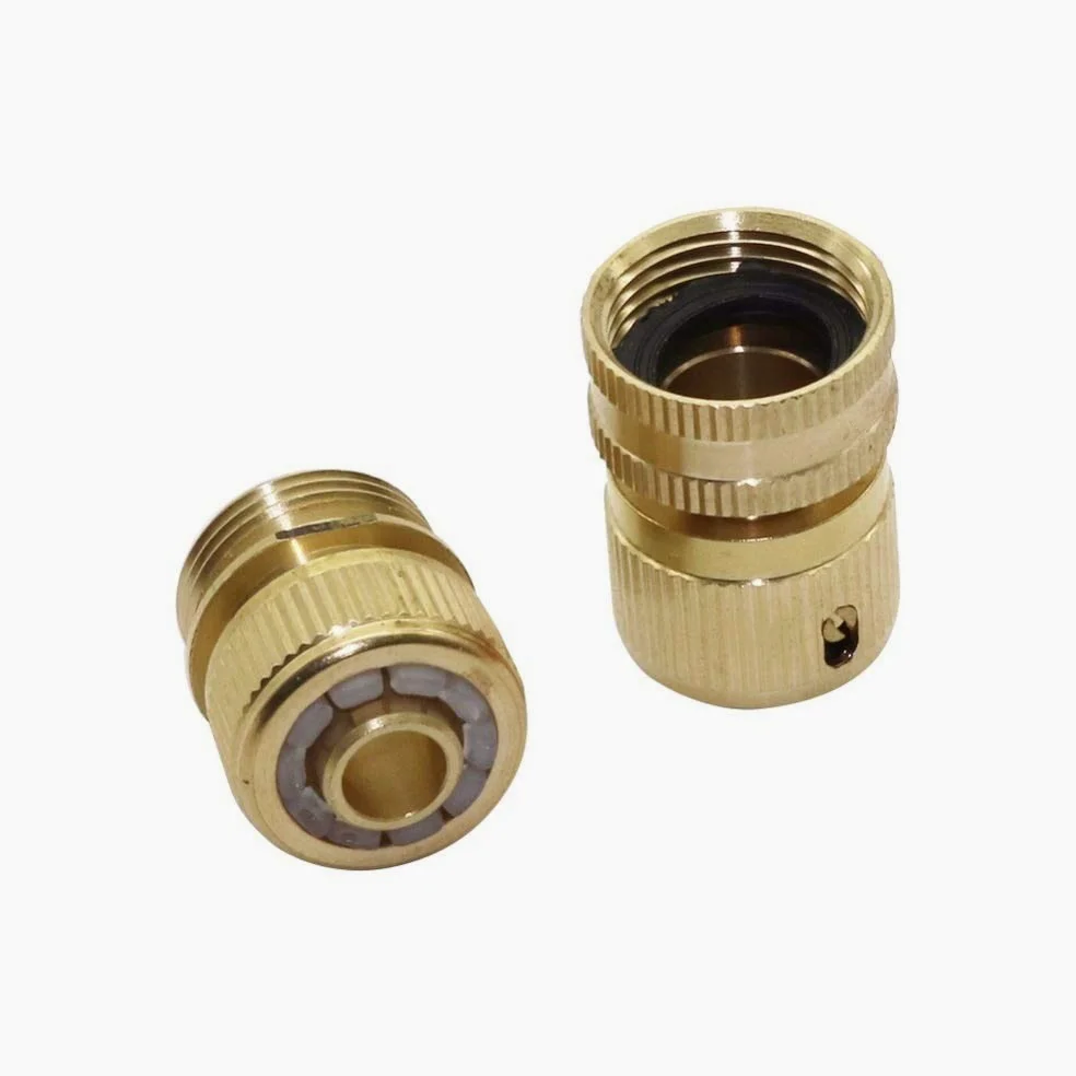 Adaptador de Conector de Manguera, 10 Juegos de Kits Deua de Conector Rápido de Roscaho de 3/4" con Conectores de Rosca Hembra de 3/4", Accesorios Deua para Jardín