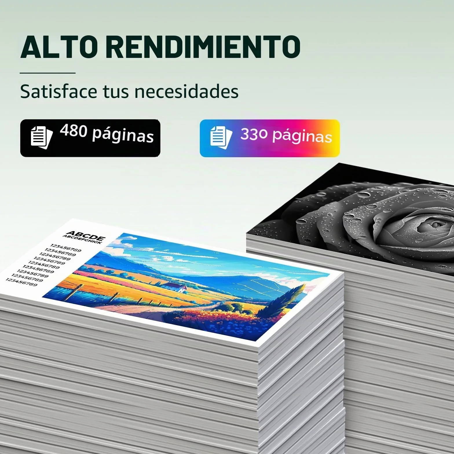 Cartuchos Compatibles HP 302XL para HP DeskJet 3639 3630 OfficeJet 3831 3830 5230 Envy 4525 4500 4520 (1 Negro 1 Color)