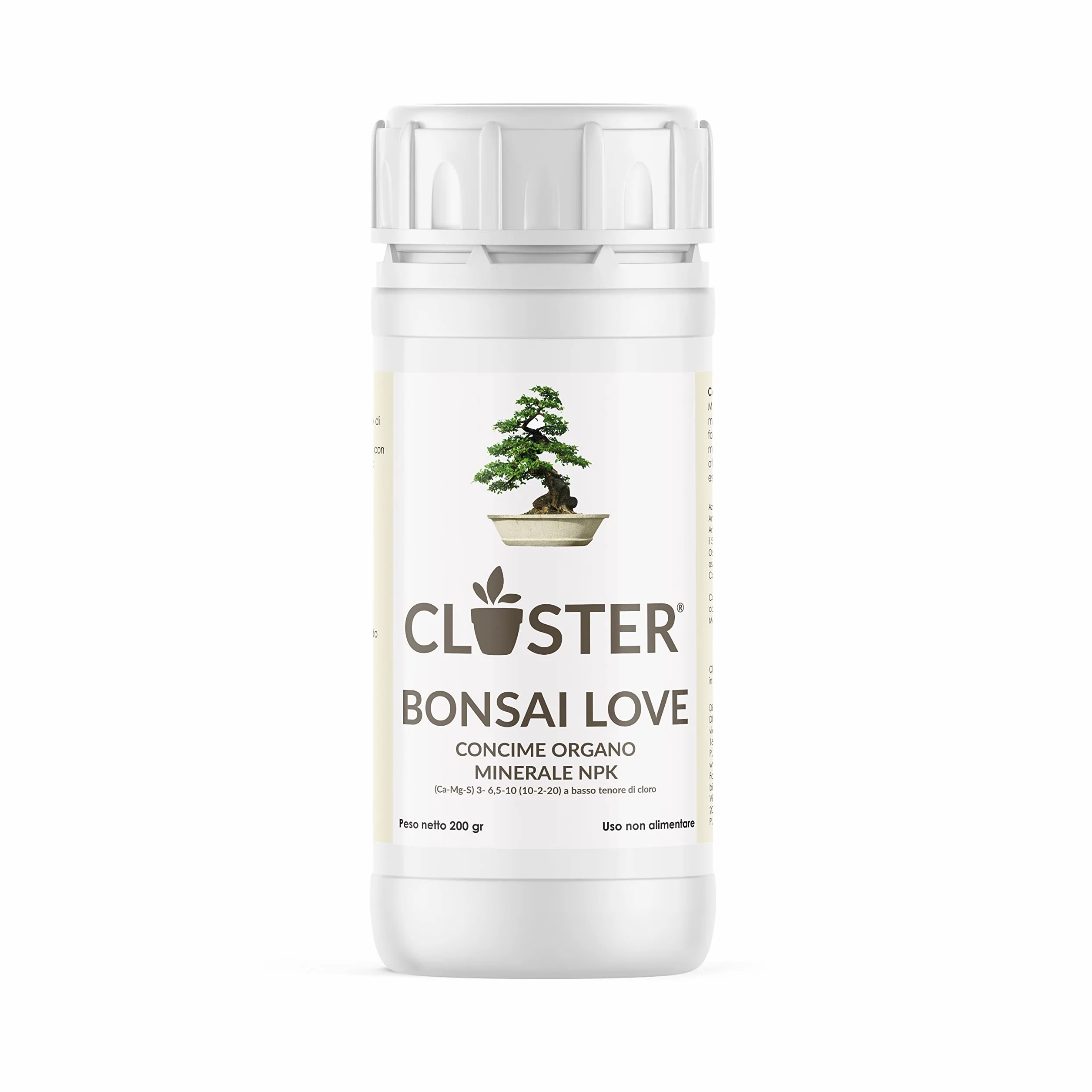Bonsai Love 200 GR - Fertilizante Granulado de Liberación Lenta para Bonsáis - Fertilizante Natural Orgánico con Nitrógeno, Fósforo y Potasio - Para Bonsáis de Interior y Exterior
