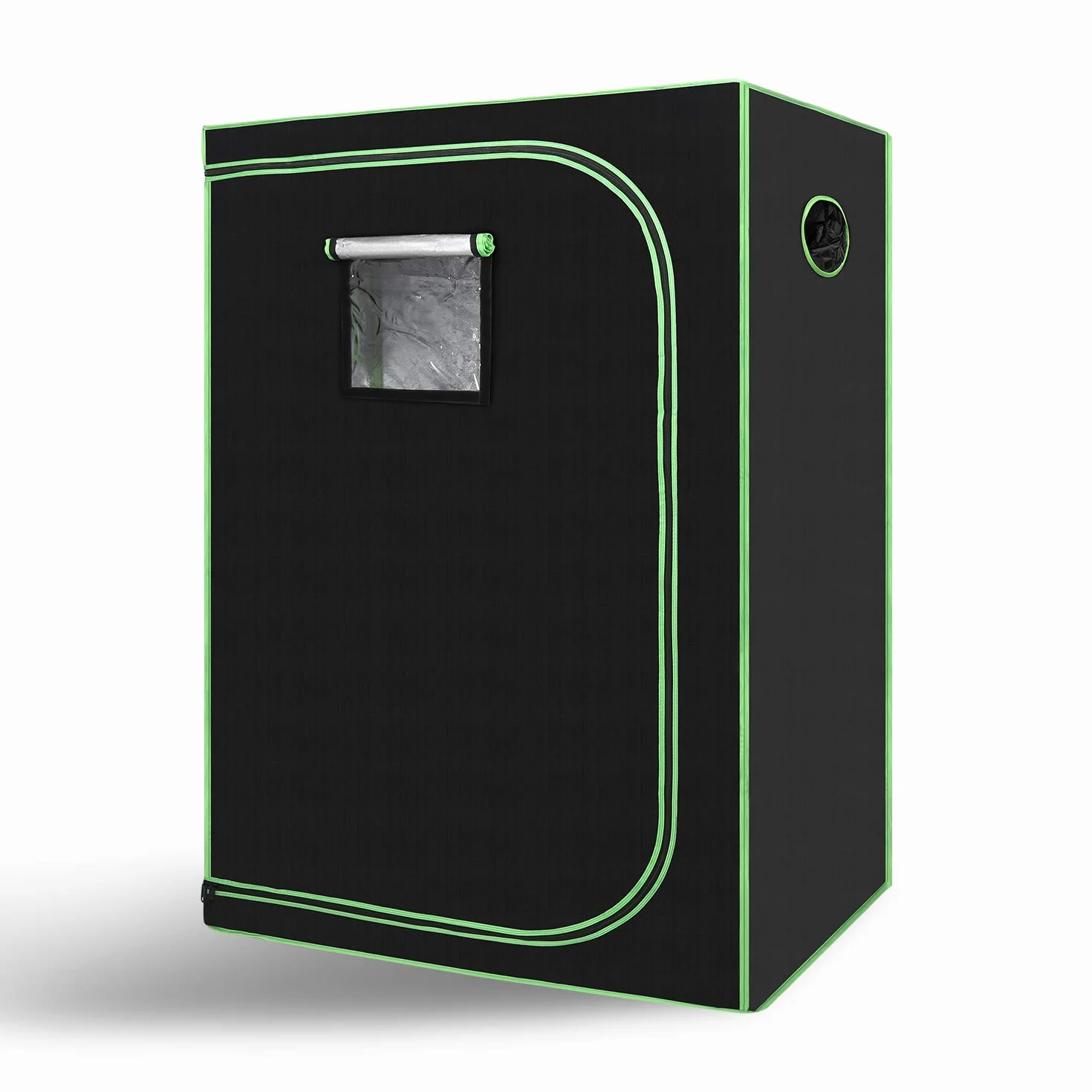 Grow Tent - Tienda de campaña (120 x 60 x 180 cm, para cultivo en casa, tienda de cultivo, resistente a la luz y al agua), color negro y verde