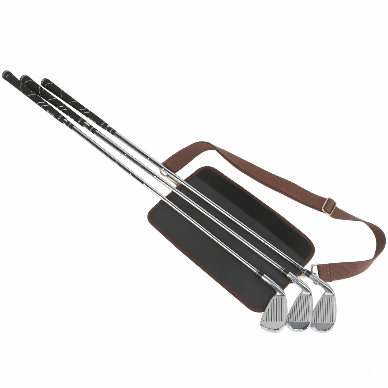 TOURBON Bolsa de lona para palos de golf con correa para el hombro