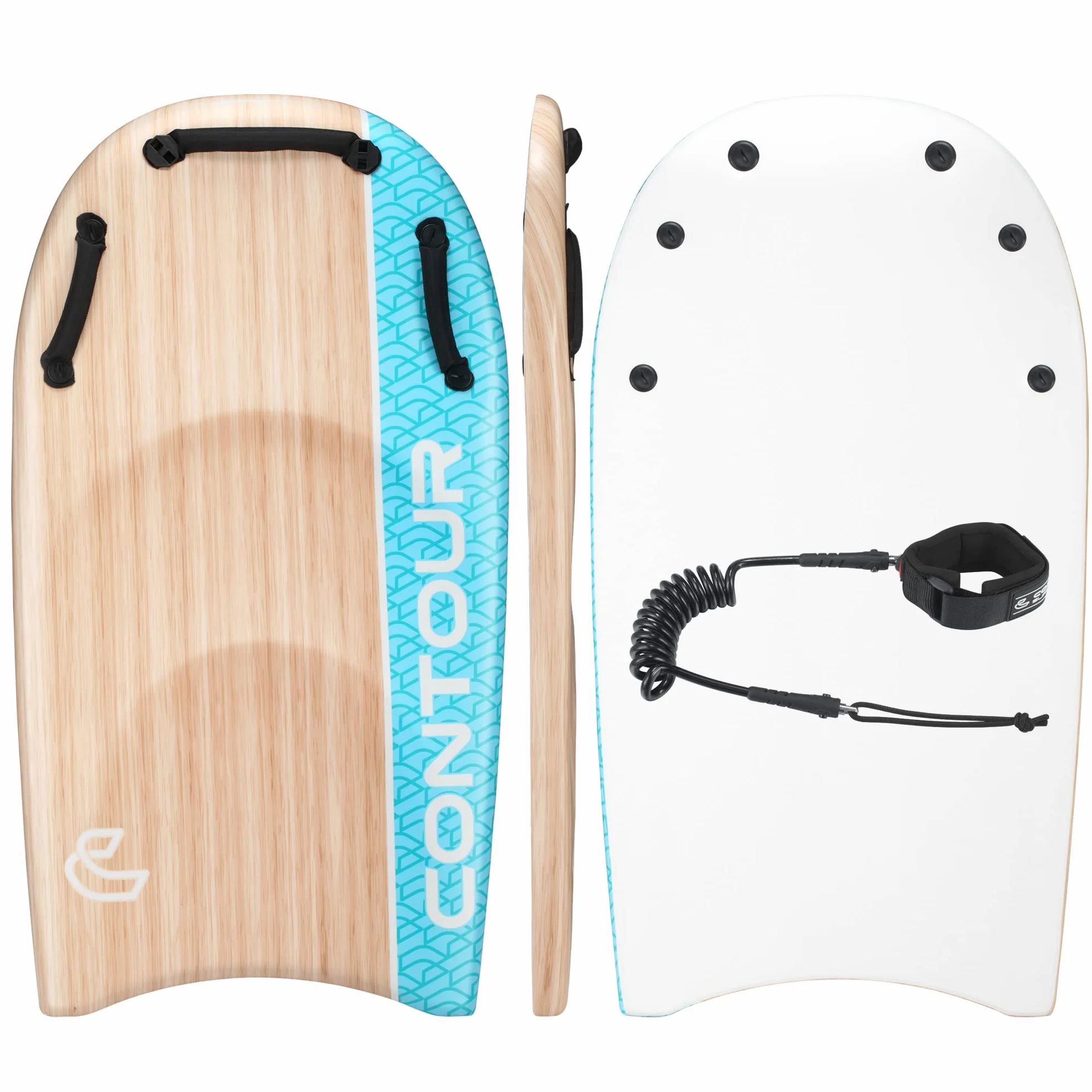 Contour Surf DuoSlider Tabla de Bodyboard 45 Pulgadas con Asas para Dos Personas