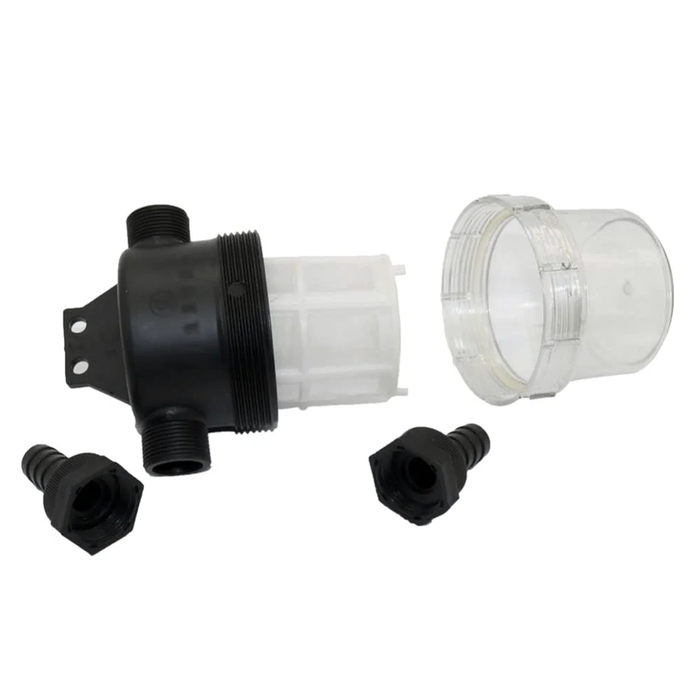Filtro de manguera de agua en línea - Prefiltro de flujo grande de malla 40 for riego de jardines y uso agrícola, 1 unidad