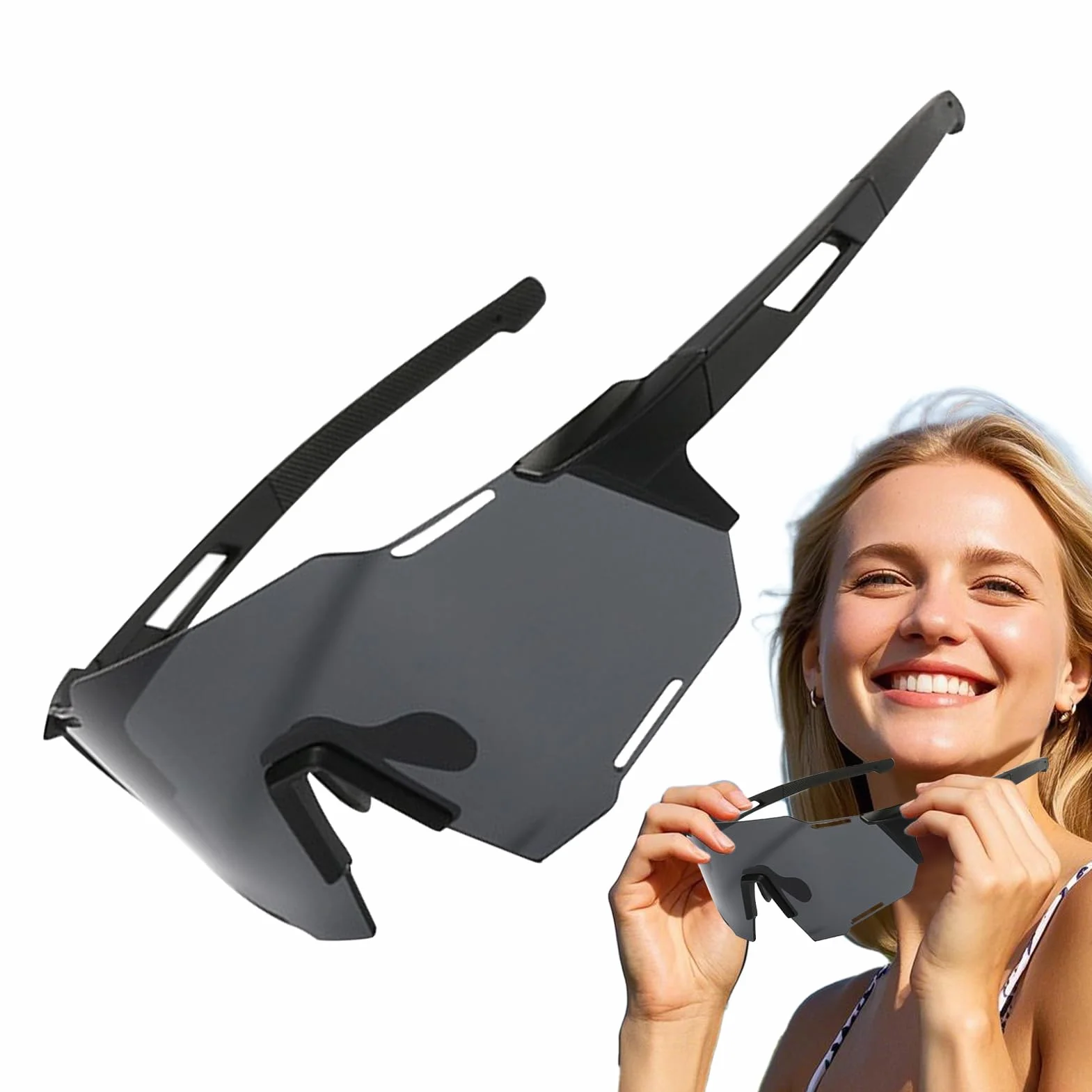 Gafas Transparentes para Motocicleta Lentes de Esquí Sin Marco Fotocromáticos Hombre Deportes Invierno Snowboard