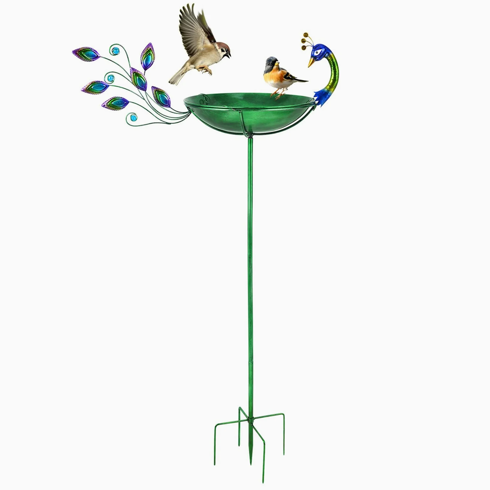 Bebederos para Pájaros De Exterior Fabricados En Metal con Diseño De | Bebedero de Jardín A Prueba de Óxido Para Terraza Jardín Balcón Césped Decoración Estanque Y Deck Para Colibríes