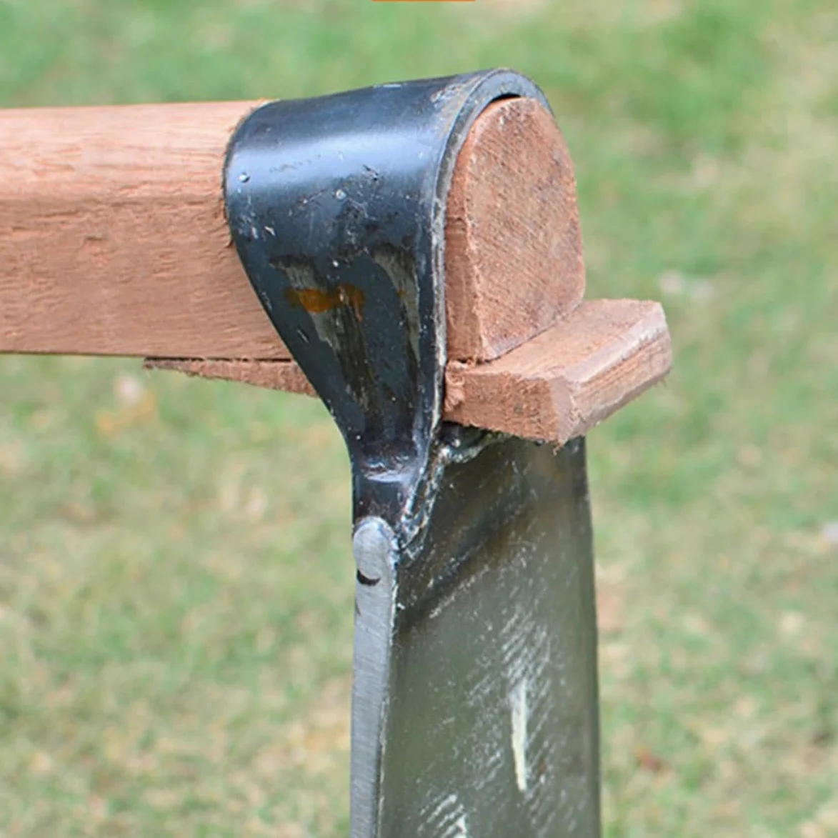LALAFINA Cabeza de Azada de Acero Plata, Azada Ancha para Desherbar y Trasplantar, para Casa y Granja, Herramienta Manual de Jardinería