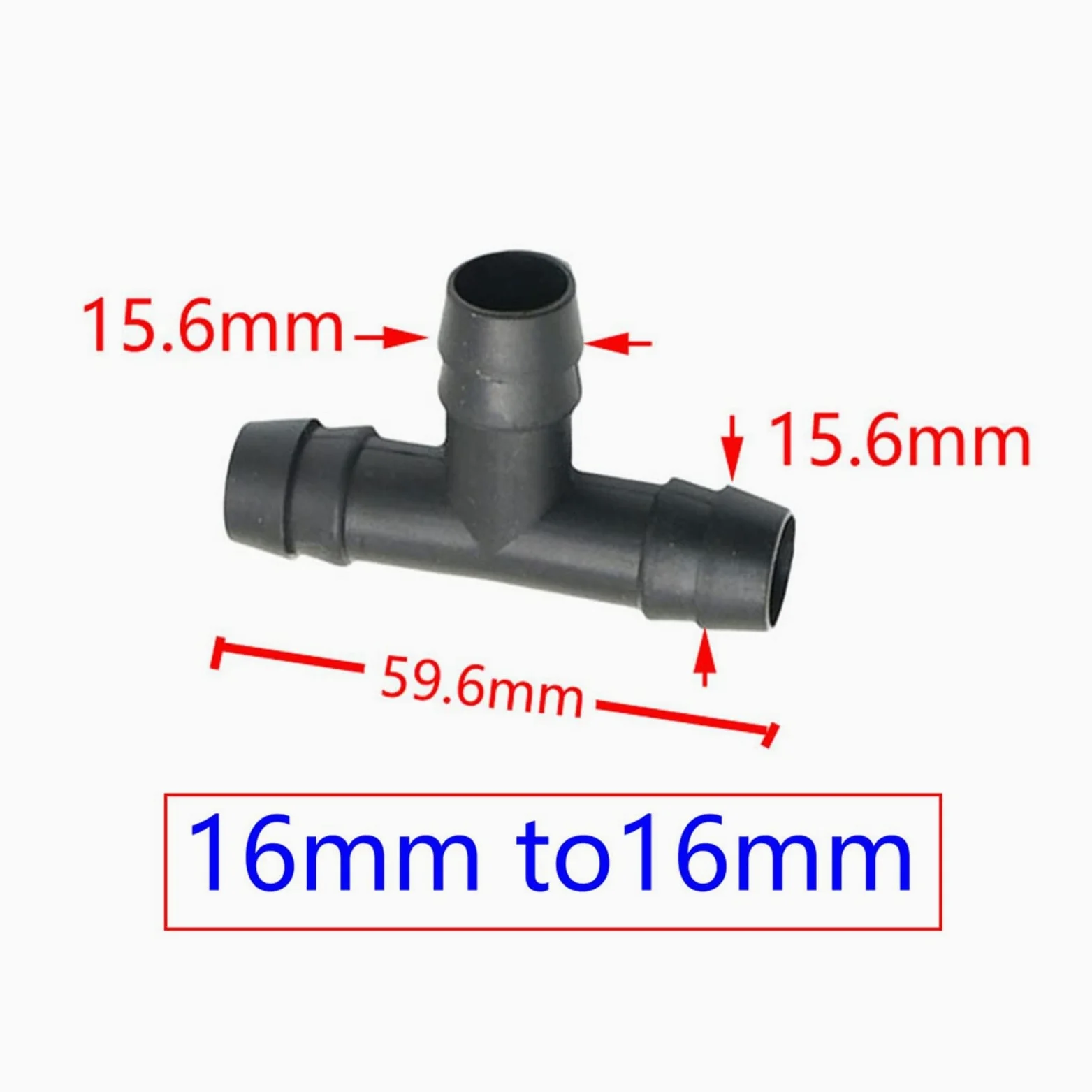 Conexión Deua Pulverizada, 200 Unidades de Manguera Reductora de Presión, Conector en T de 1/2" a 8 Mm, 10 Mm, 1/2" Y Divisor Deua de 3 Vías./1I2 a 1I2