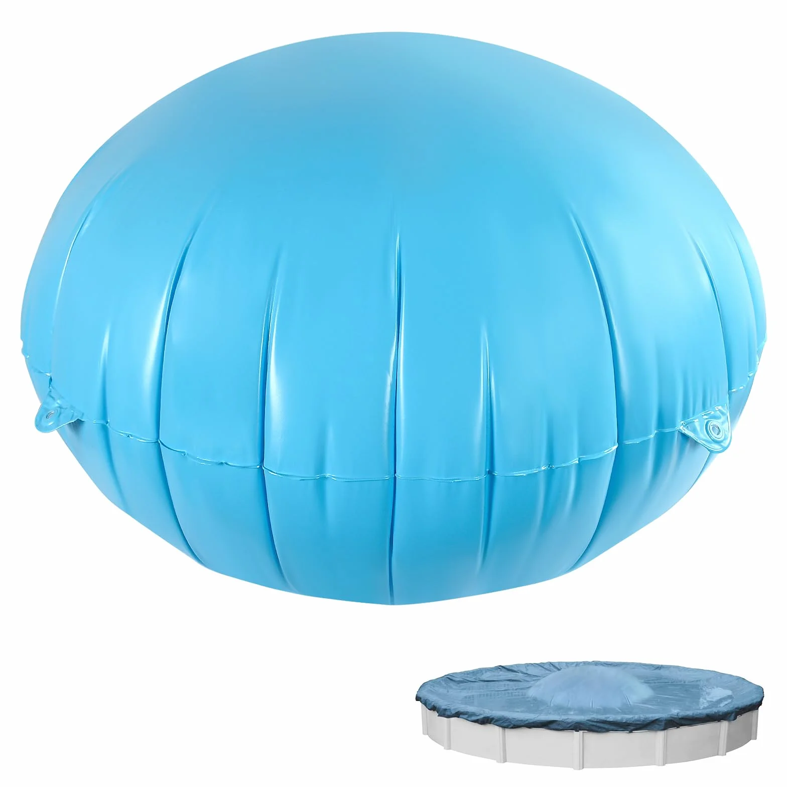 Cojín de Piscina Invierno, 4 Pies/120 CM Cojín de Aire de Piscina, Cojíns de Invierno para Piscinas, Adecuado para Proteger Piscinas Durante El Inviernos Y Las Inclemencias del Tiempo