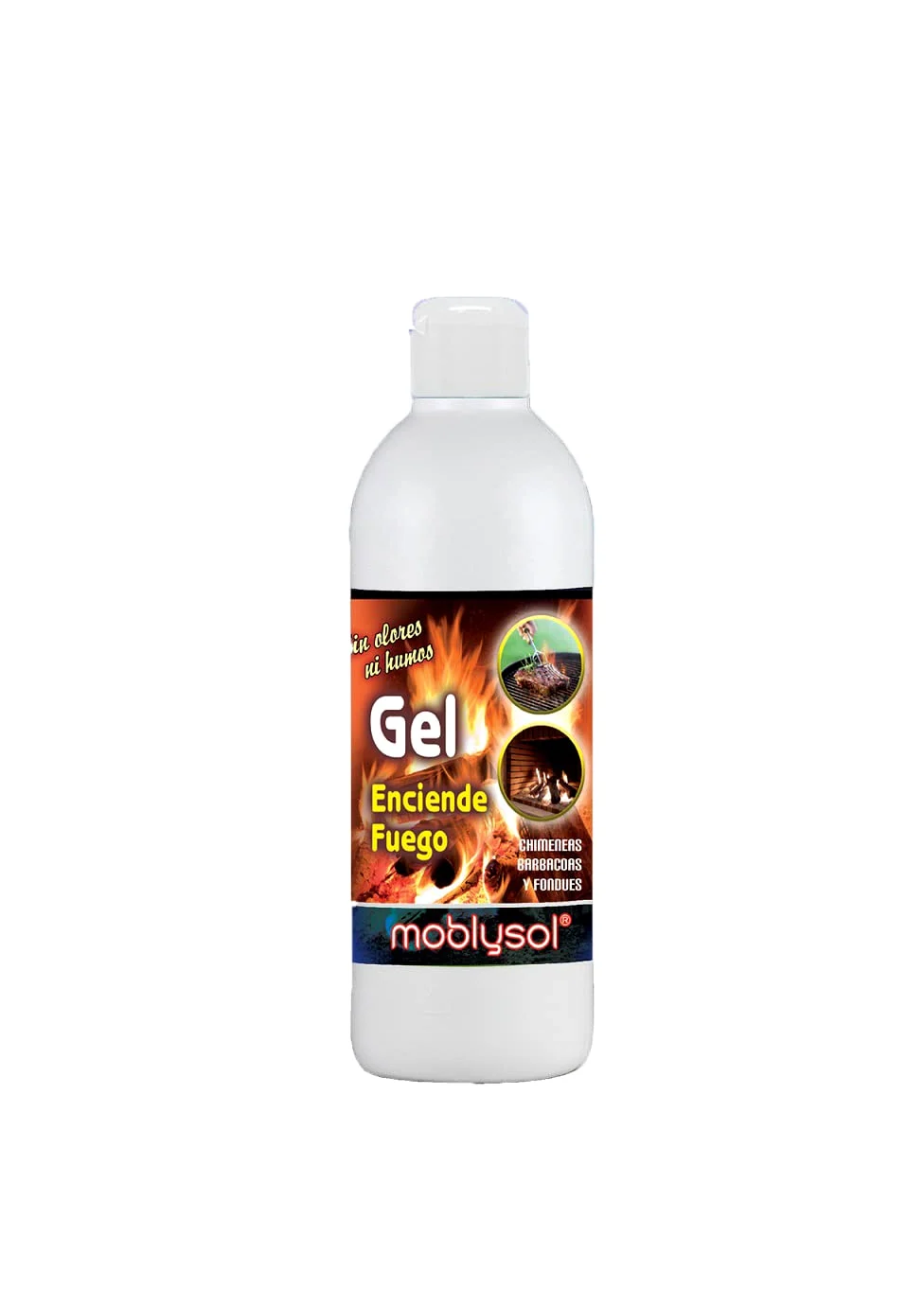 Caja 12 Botellas Gel Enciende Fuegos. Botellas de 500 ml..