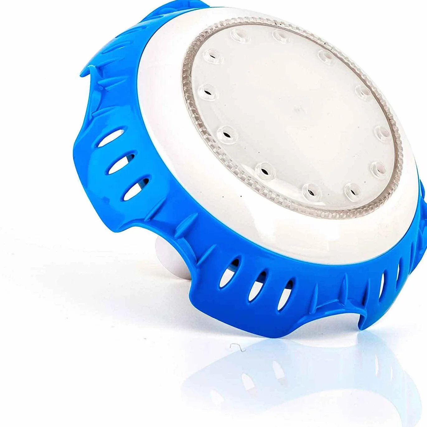 Acan Tradineur - Lámpara led para Piscina, Luces Multicolor, Resistente al Agua Incluye adaptadores para válvulas. 10 x 16,5 x 16,5 cm