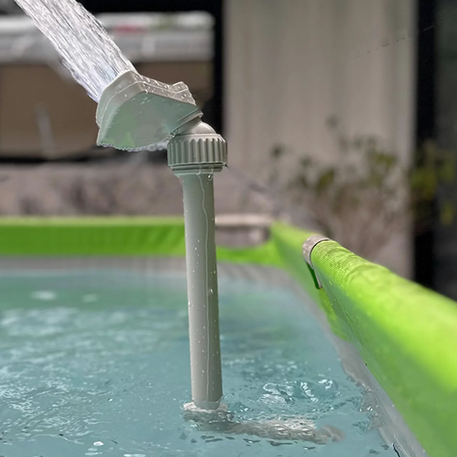 Fuente de piscina iluminada con luces LED de 12 colores y varios tipos de conexión, luz LED multicolor para piscina