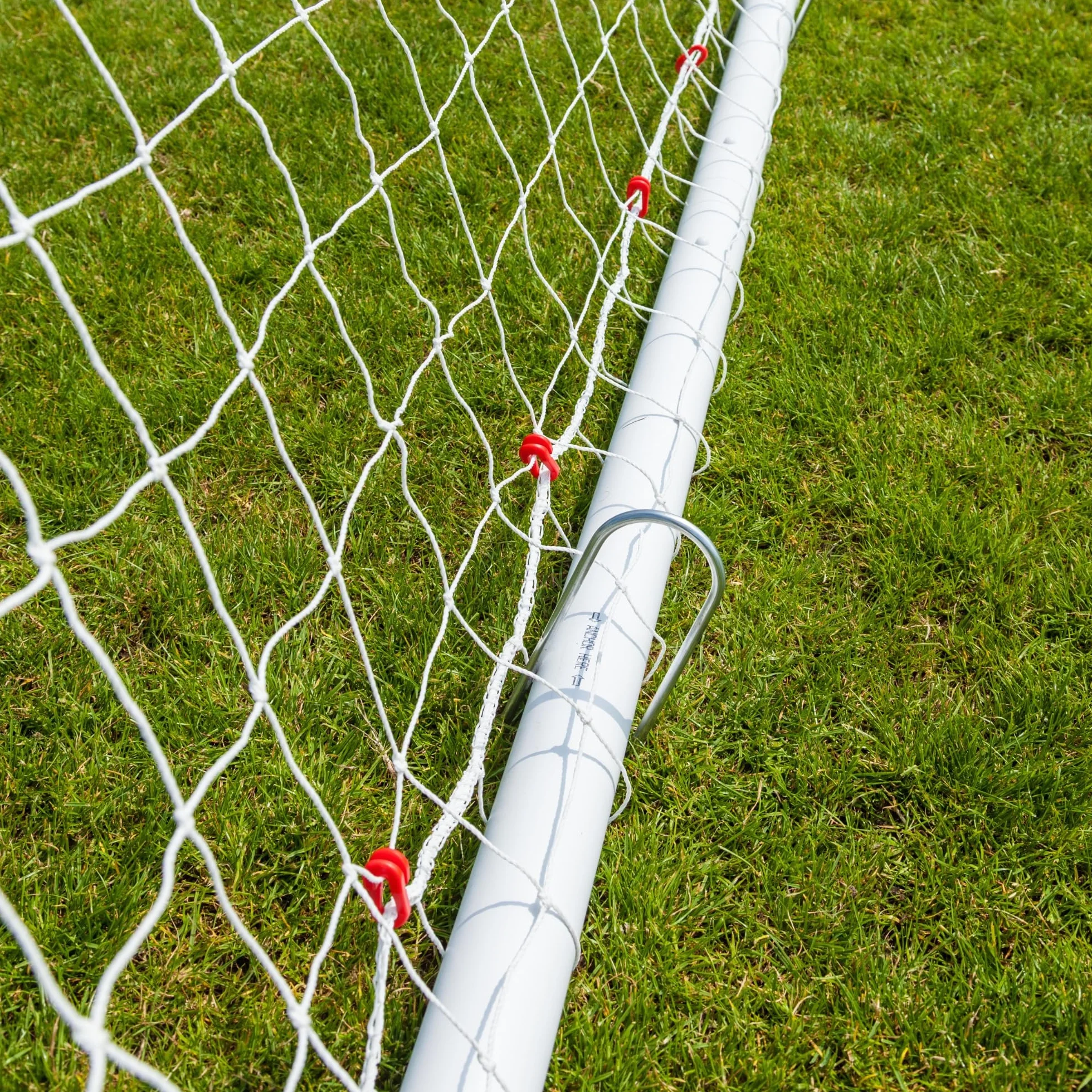 Samba 6ft x 4ft Locking Goal Portable Garden Football Goal Posts White
